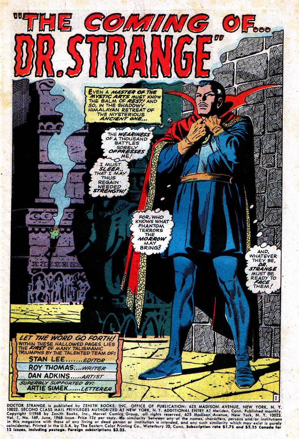 Read online Marvel Masterworks: Doctor Strange comic -  Issue # TPB 3 - 6