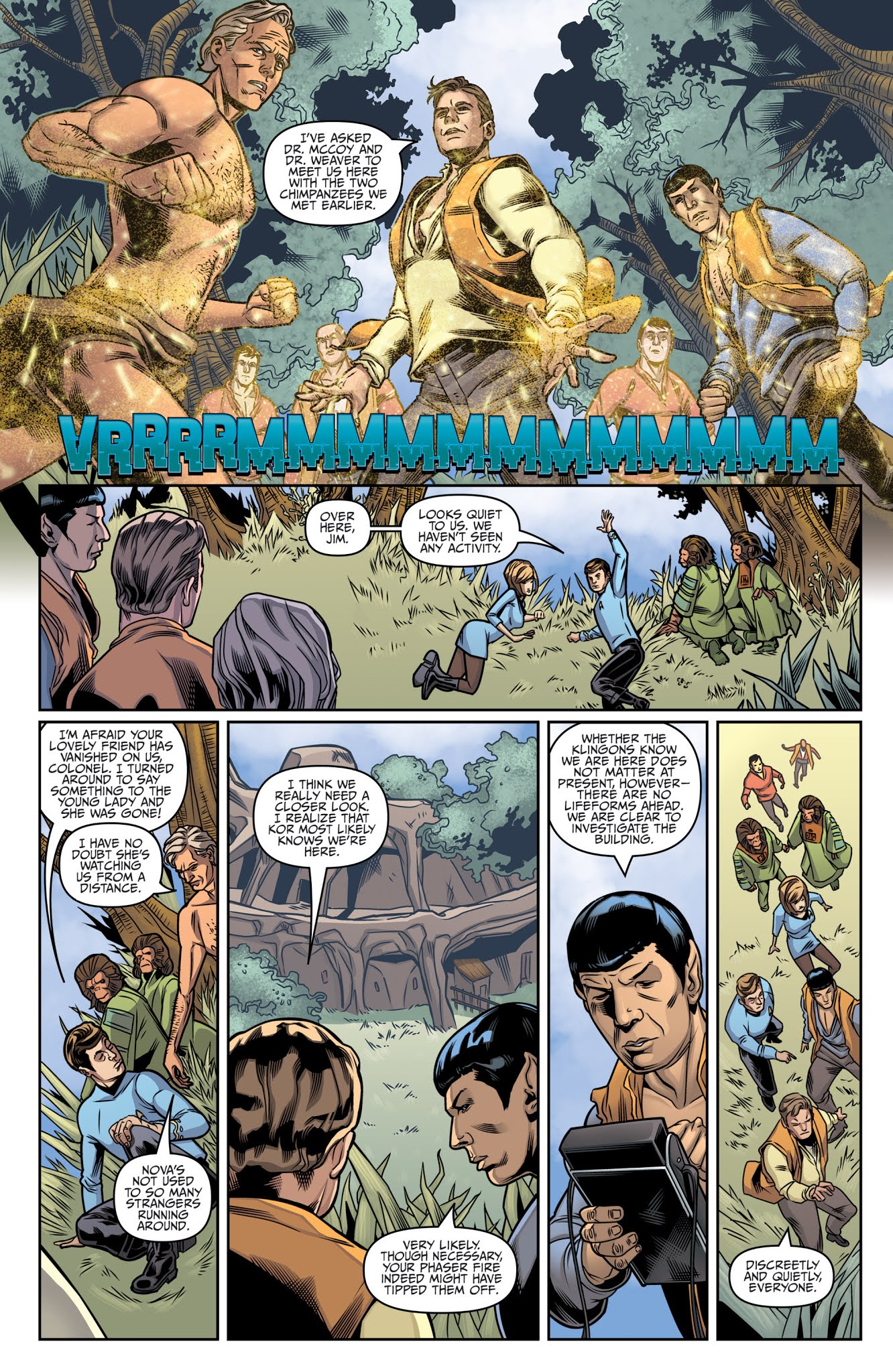 Read online Star Trek/Planet of the Apes: The Primate Directive comic -  Issue #4 - 4