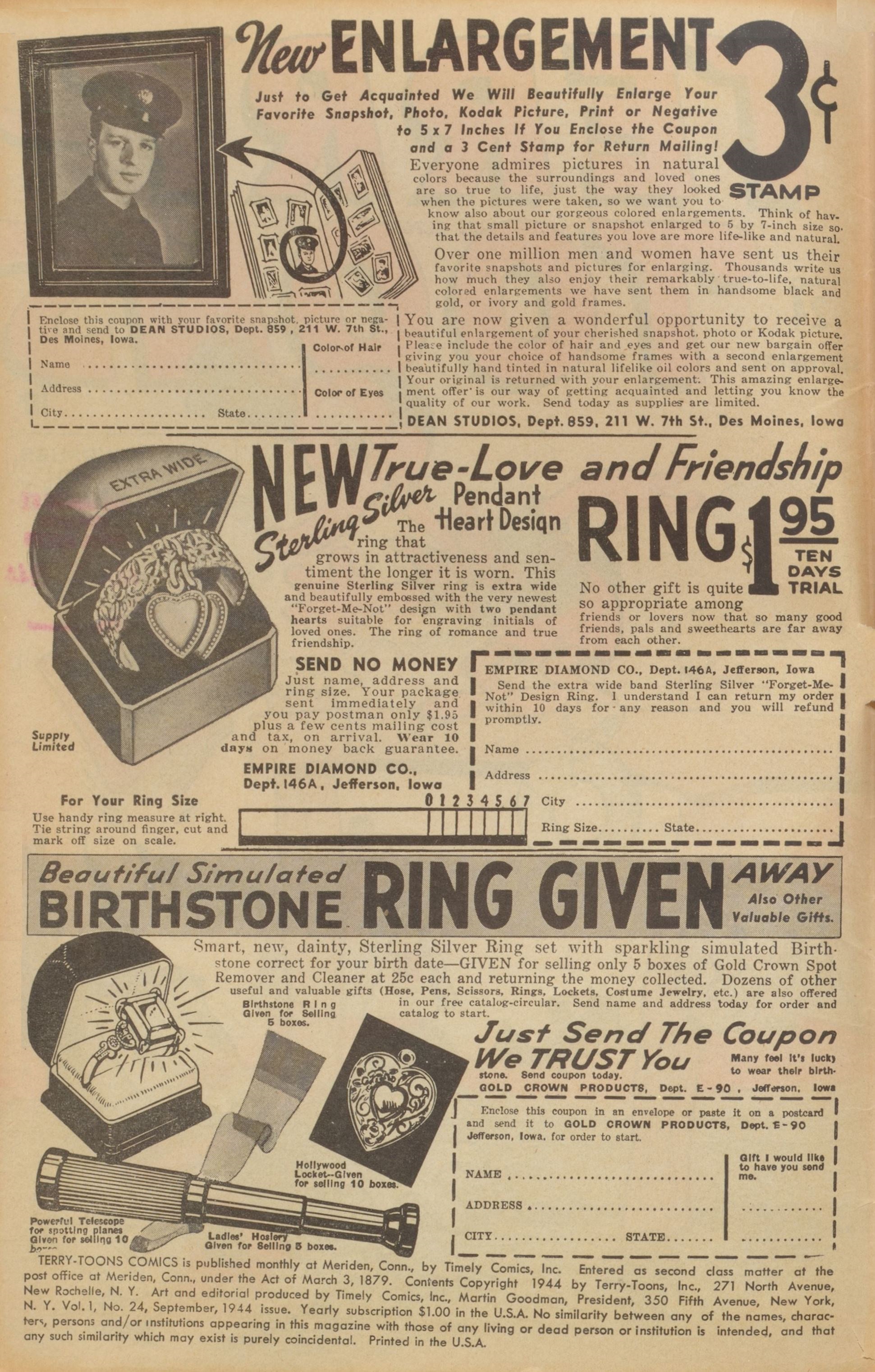 Read online Terry-Toons Comics comic -  Issue #24 - 2