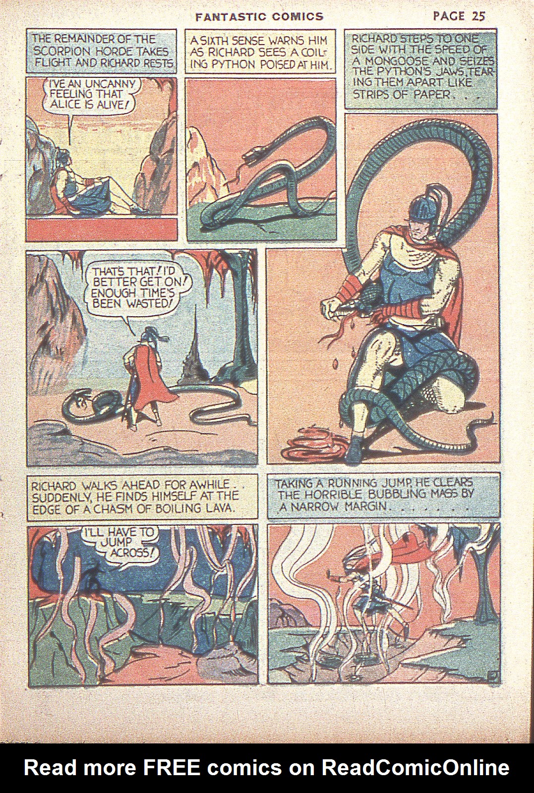 Read online Fantastic Comics comic -  Issue #4 - 27