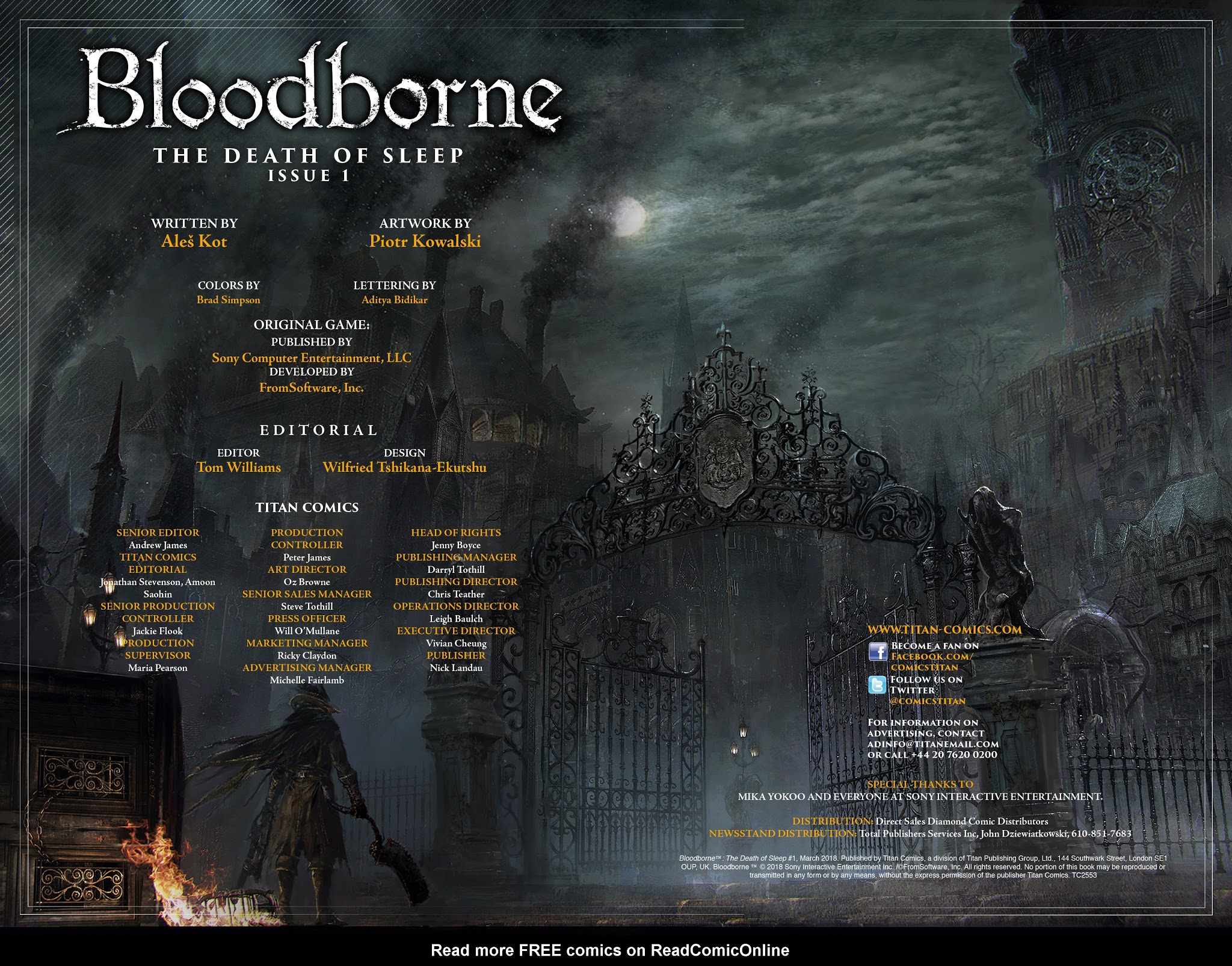 Read online Bloodborne comic -  Issue #1 - 2