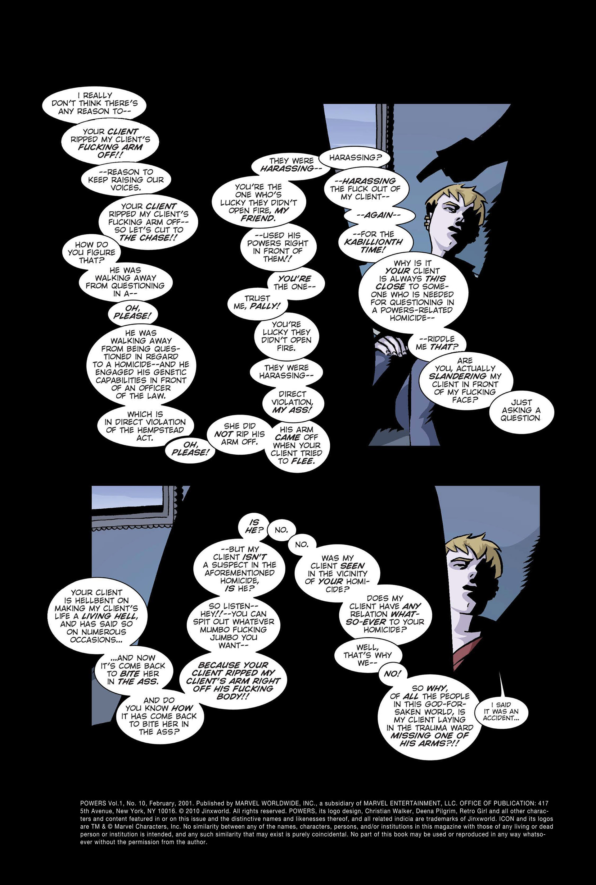 Read online Powers (2000) comic -  Issue #10 - 2