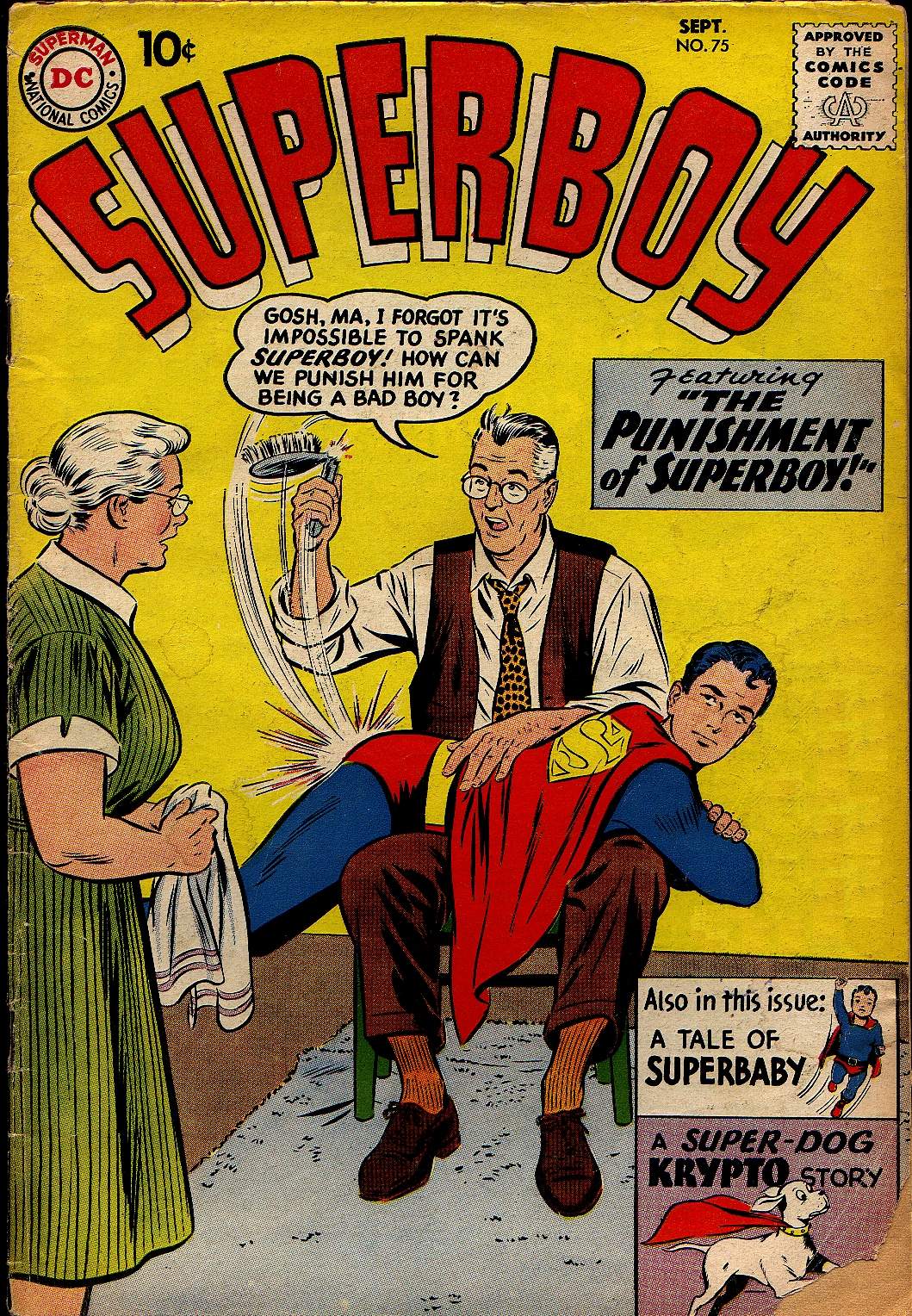 Read online Superboy (1949) comic -  Issue #75 - 1
