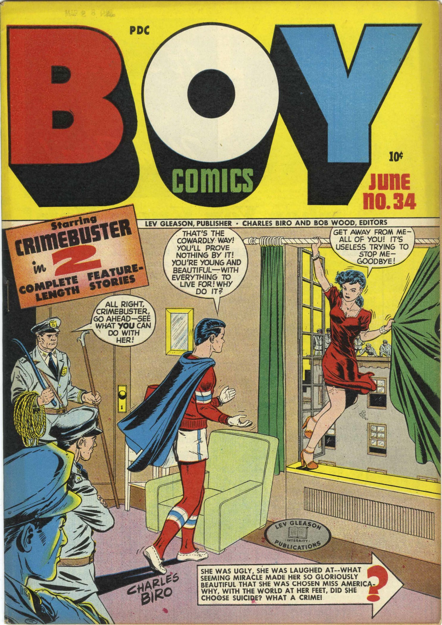 Read online Boy Comics comic -  Issue #34 - 1