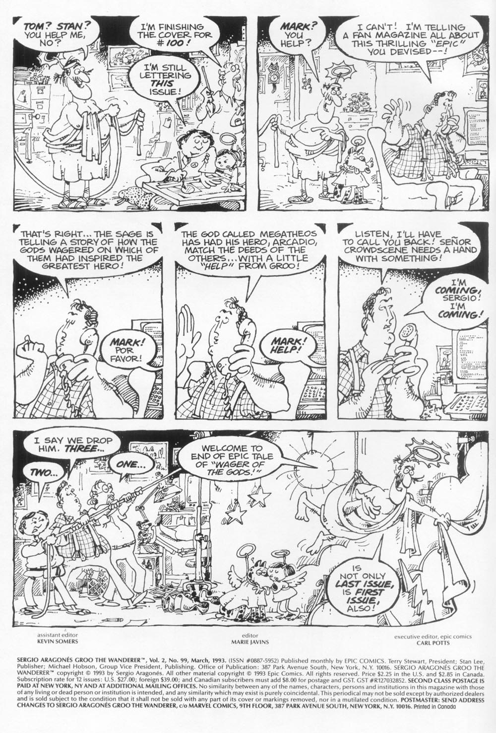 Read online Sergio Aragonés Groo the Wanderer comic -  Issue #99 - 2