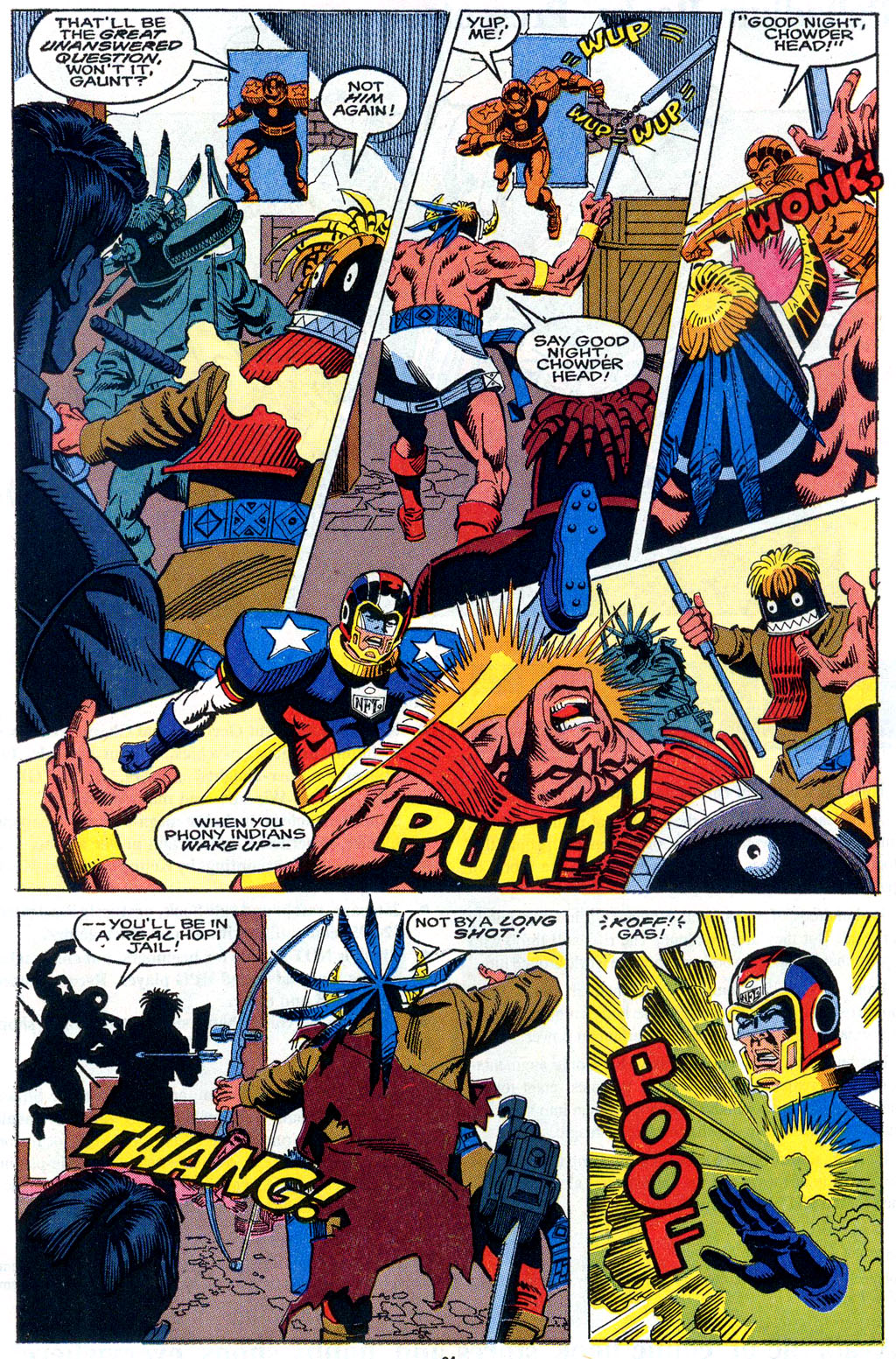 Read online NFL SuperPro comic -  Issue #6 - 19