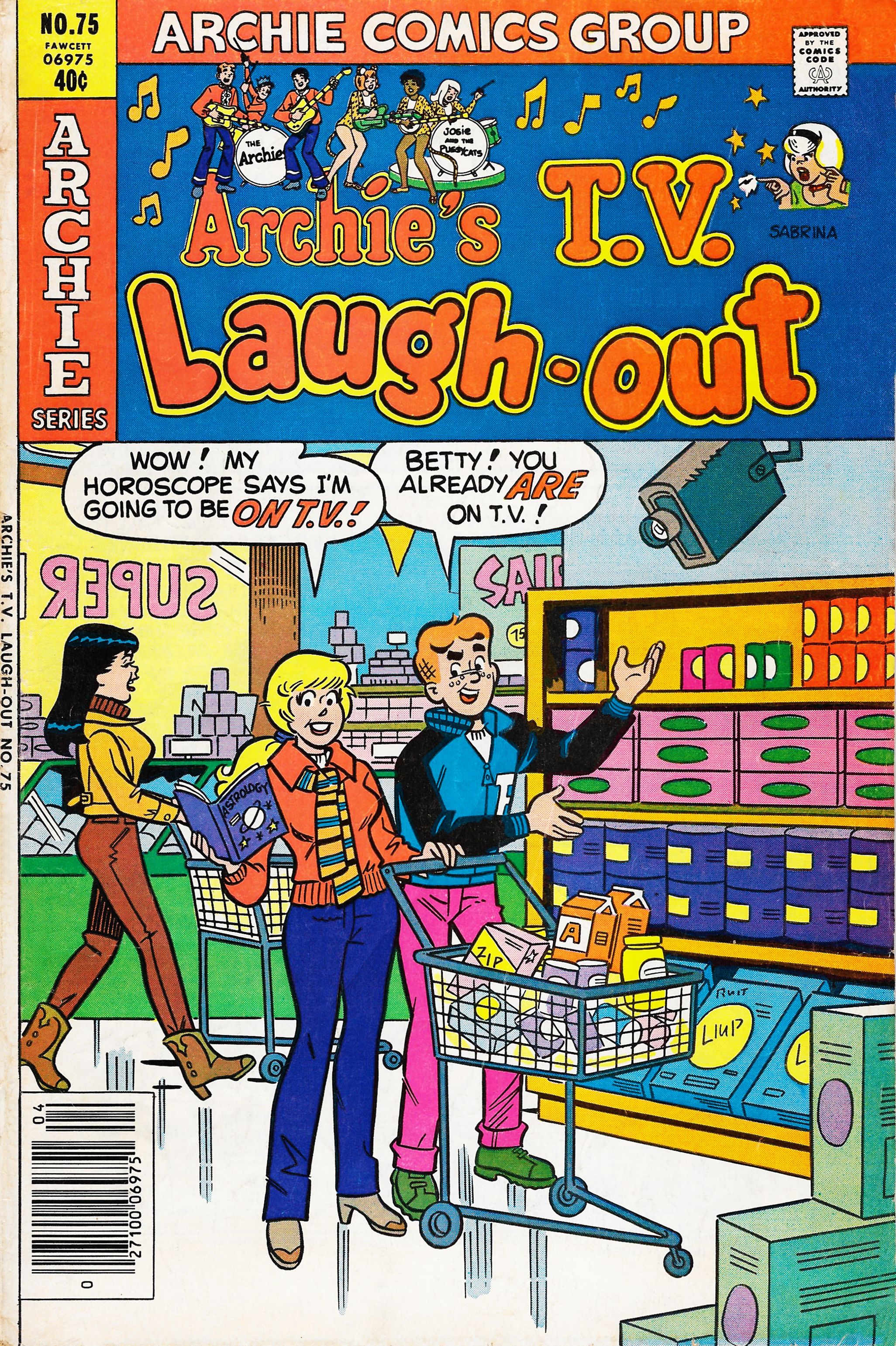 Read online Archie's TV Laugh-Out comic -  Issue #75 - 1