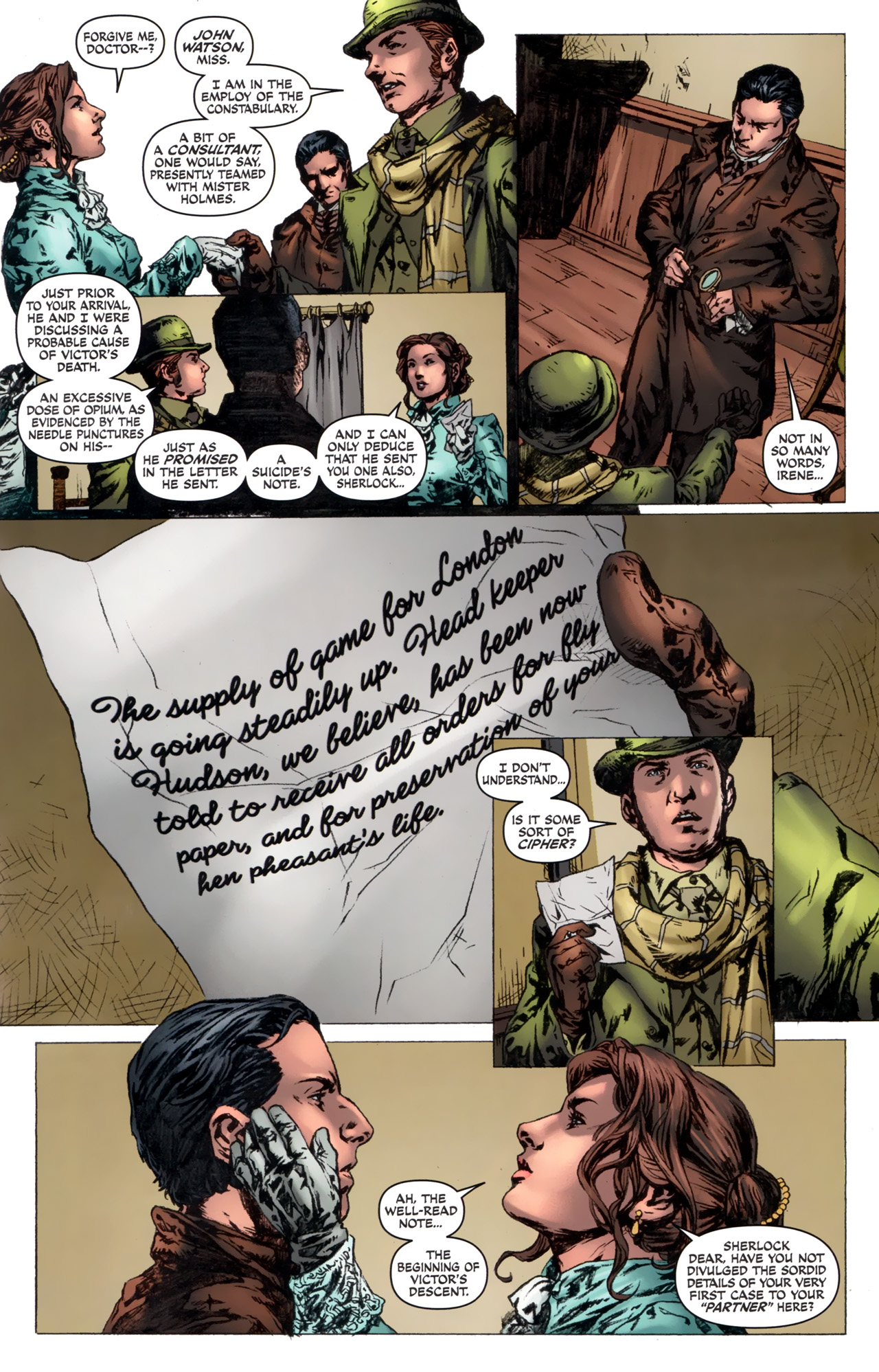 Read online Sherlock Holmes: Year One comic -  Issue #5 - 10
