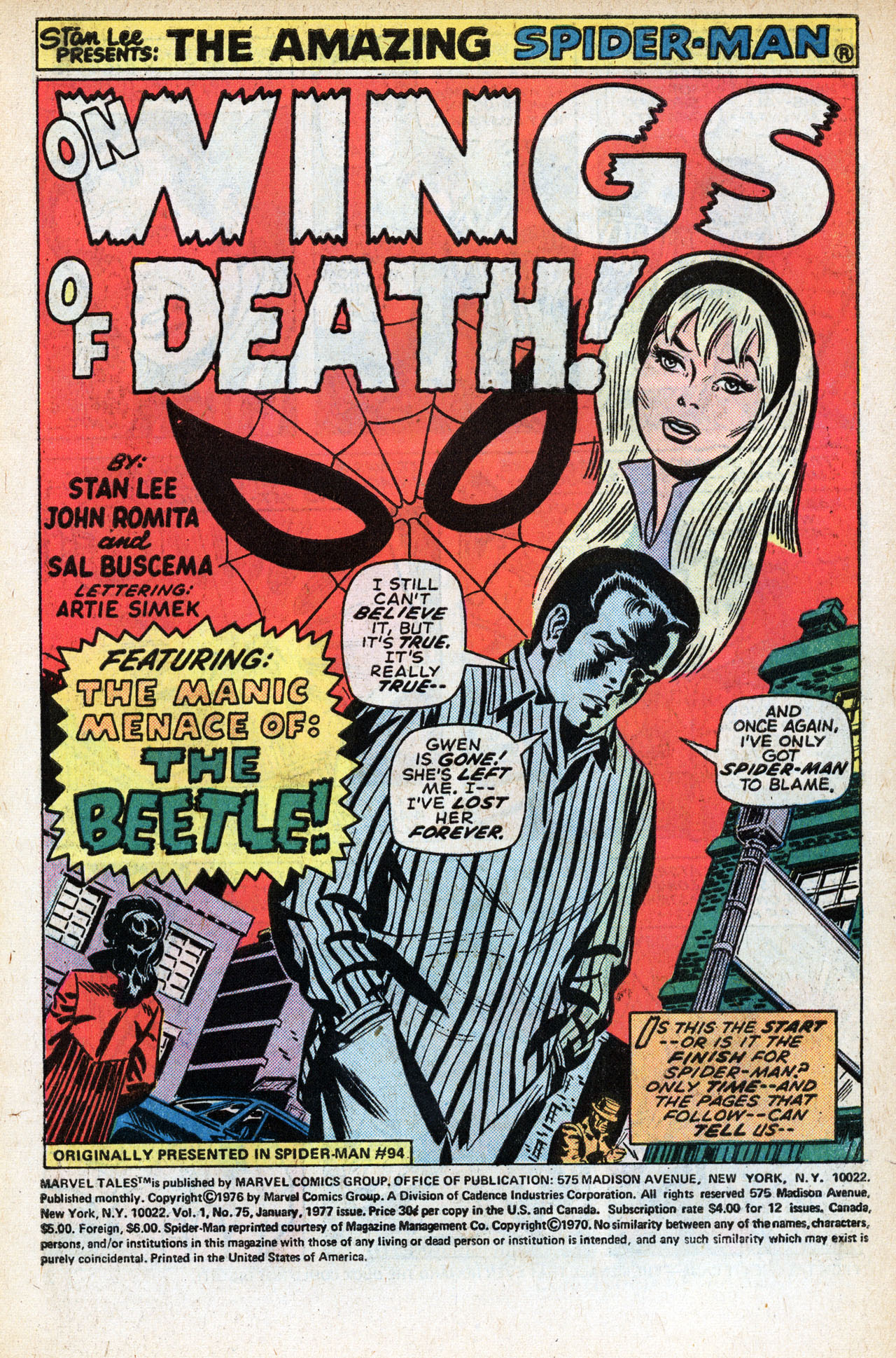 Read online Marvel Tales (1964) comic -  Issue #75 - 3