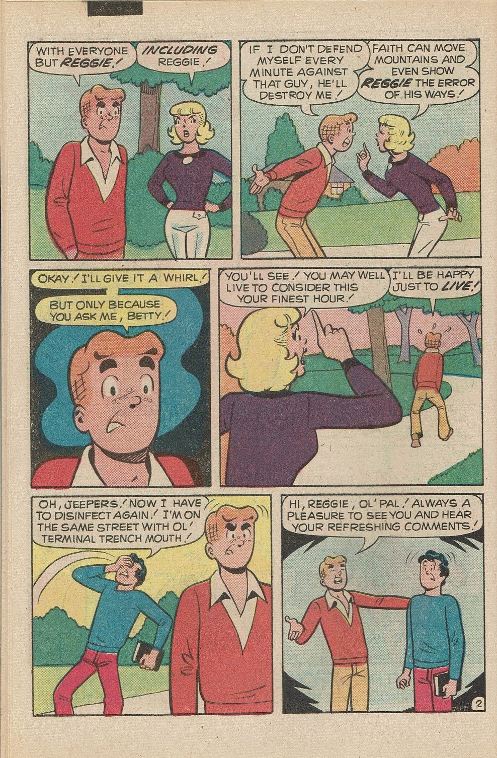 Read online Reggie and Me (1966) comic -  Issue #121 - 30