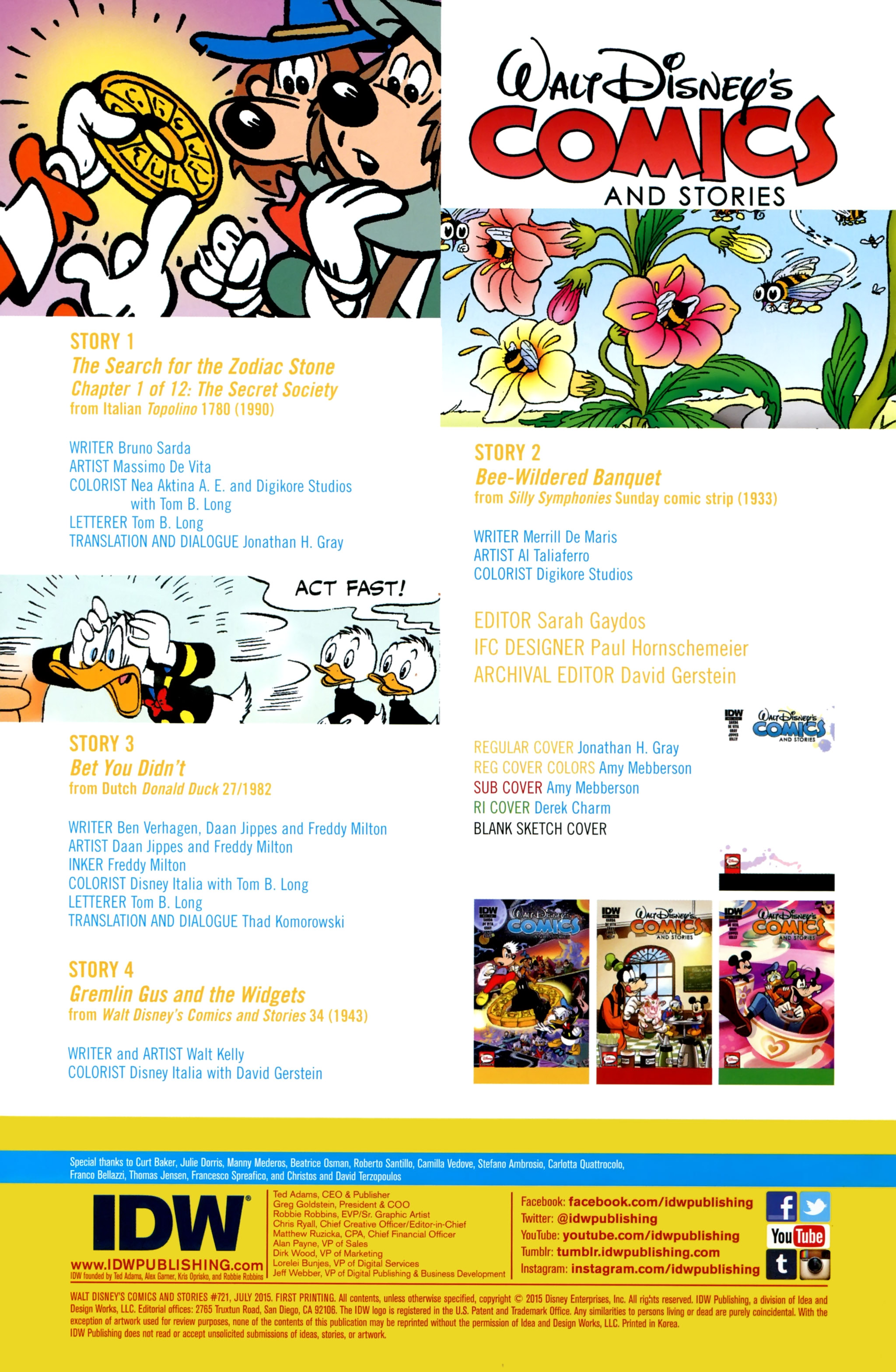 Read online Walt Disney's Comics and Stories comic -  Issue #721 - 2