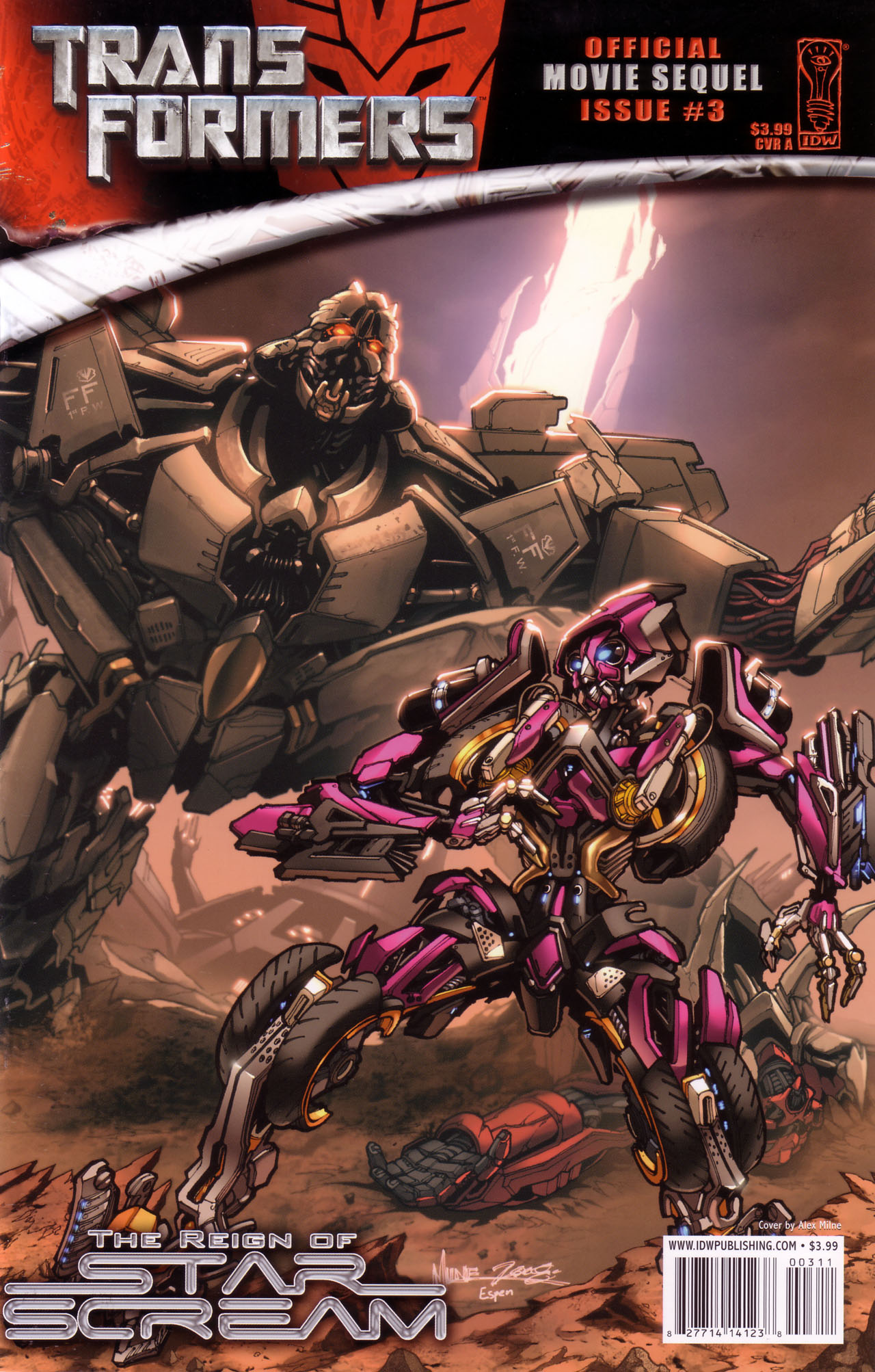 Read online Transformers: The Reign of Starscream comic -  Issue #3 - 1