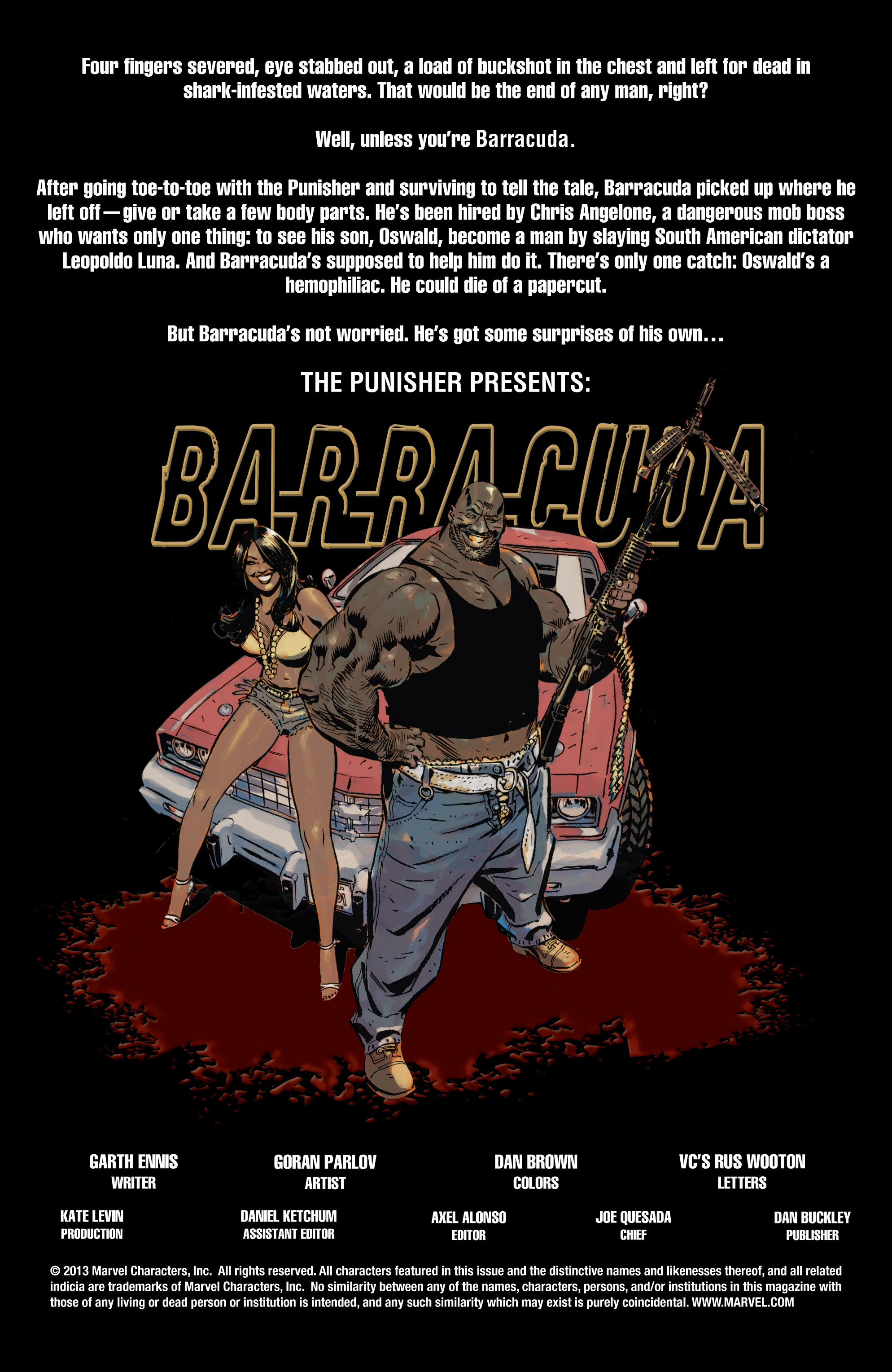 Read online Punisher MAX Presents: Barracuda comic -  Issue #3 - 2