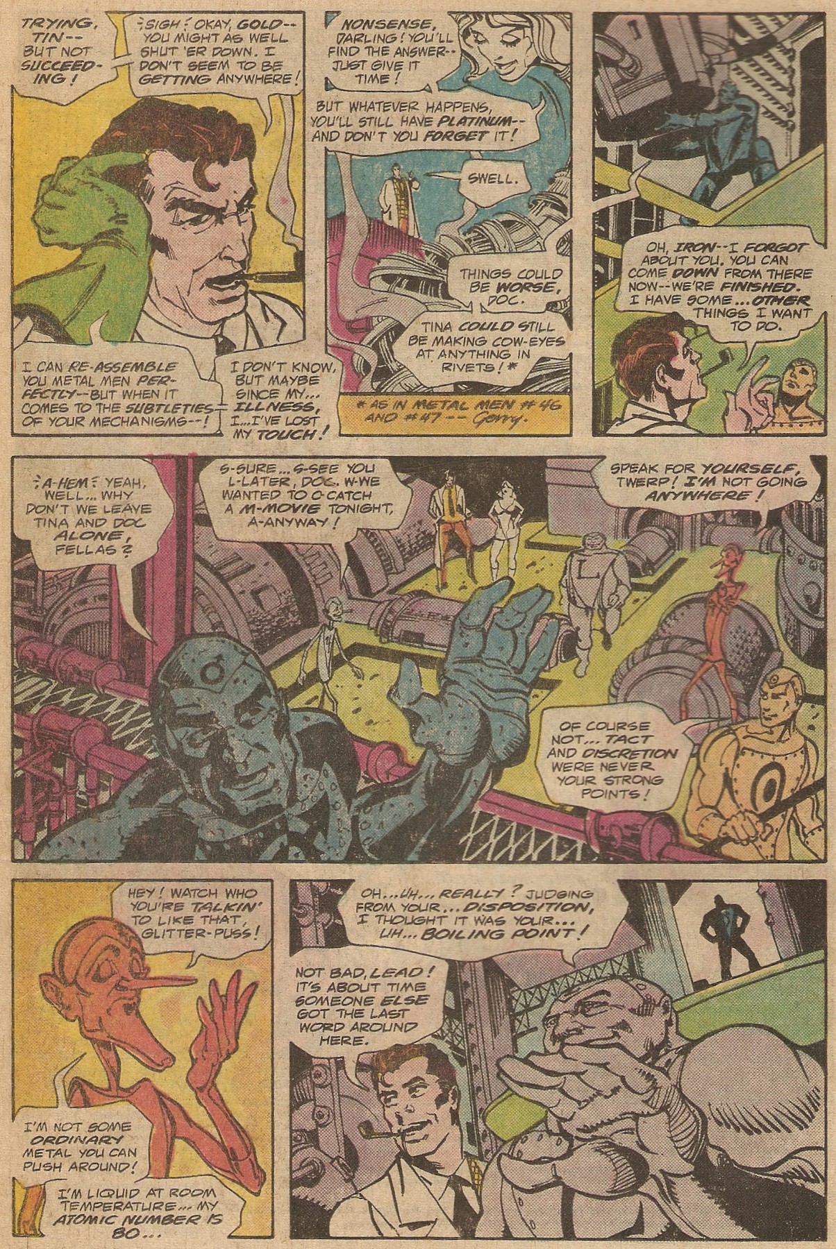 Read online Metal Men (1963) comic -  Issue #48 - 4
