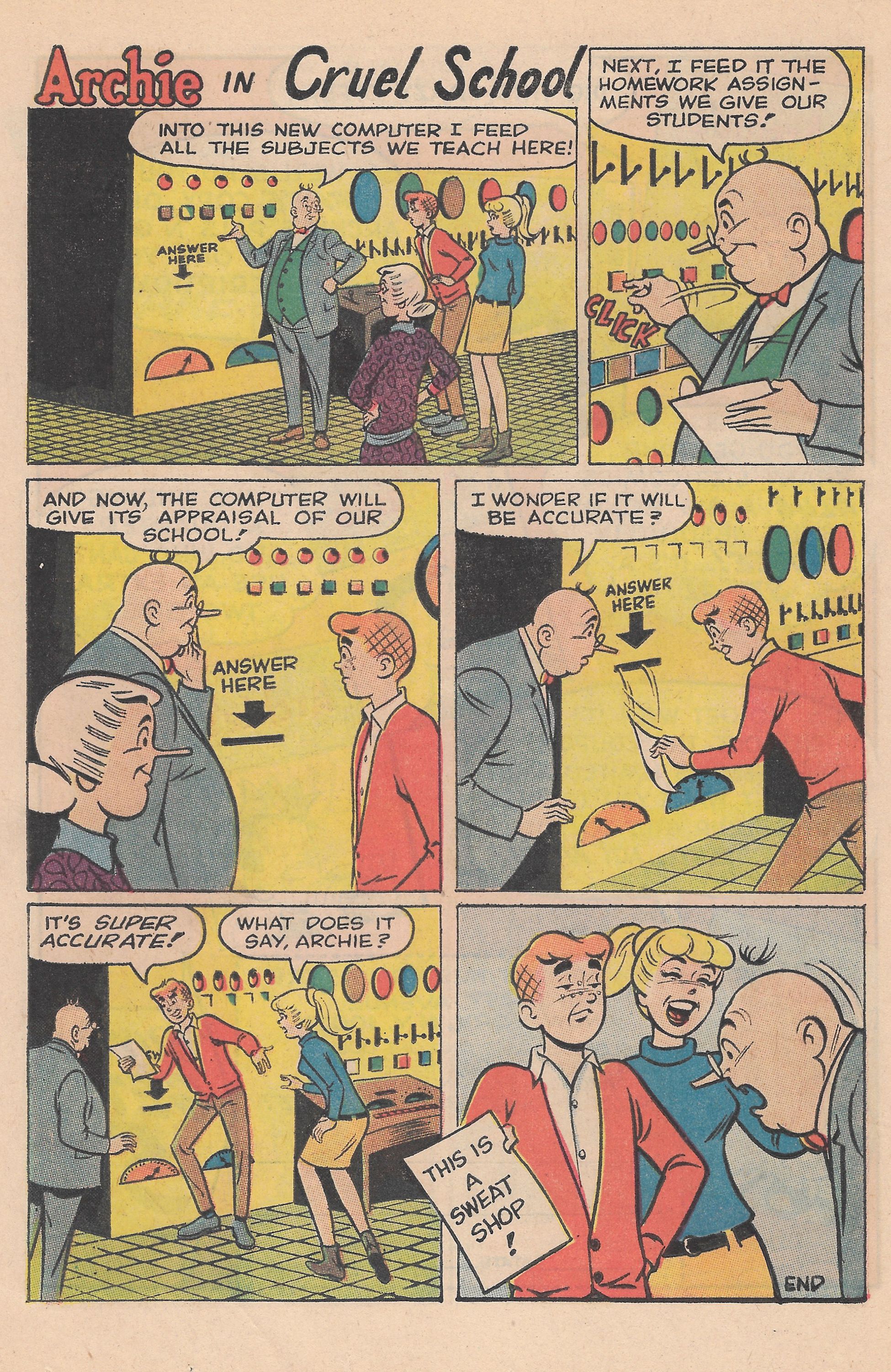 Read online Archie's Joke Book Magazine comic -  Issue #110 - 20