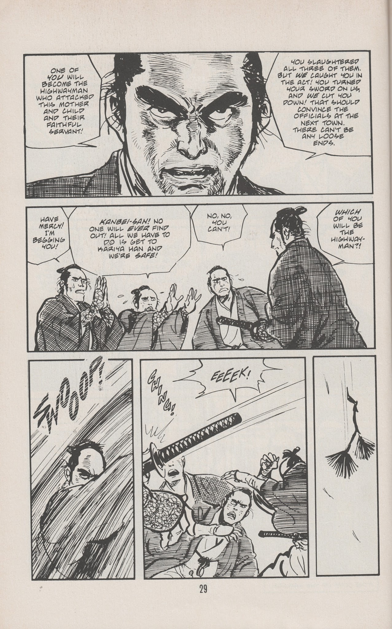 Read online Lone Wolf and Cub comic -  Issue #29 - 32