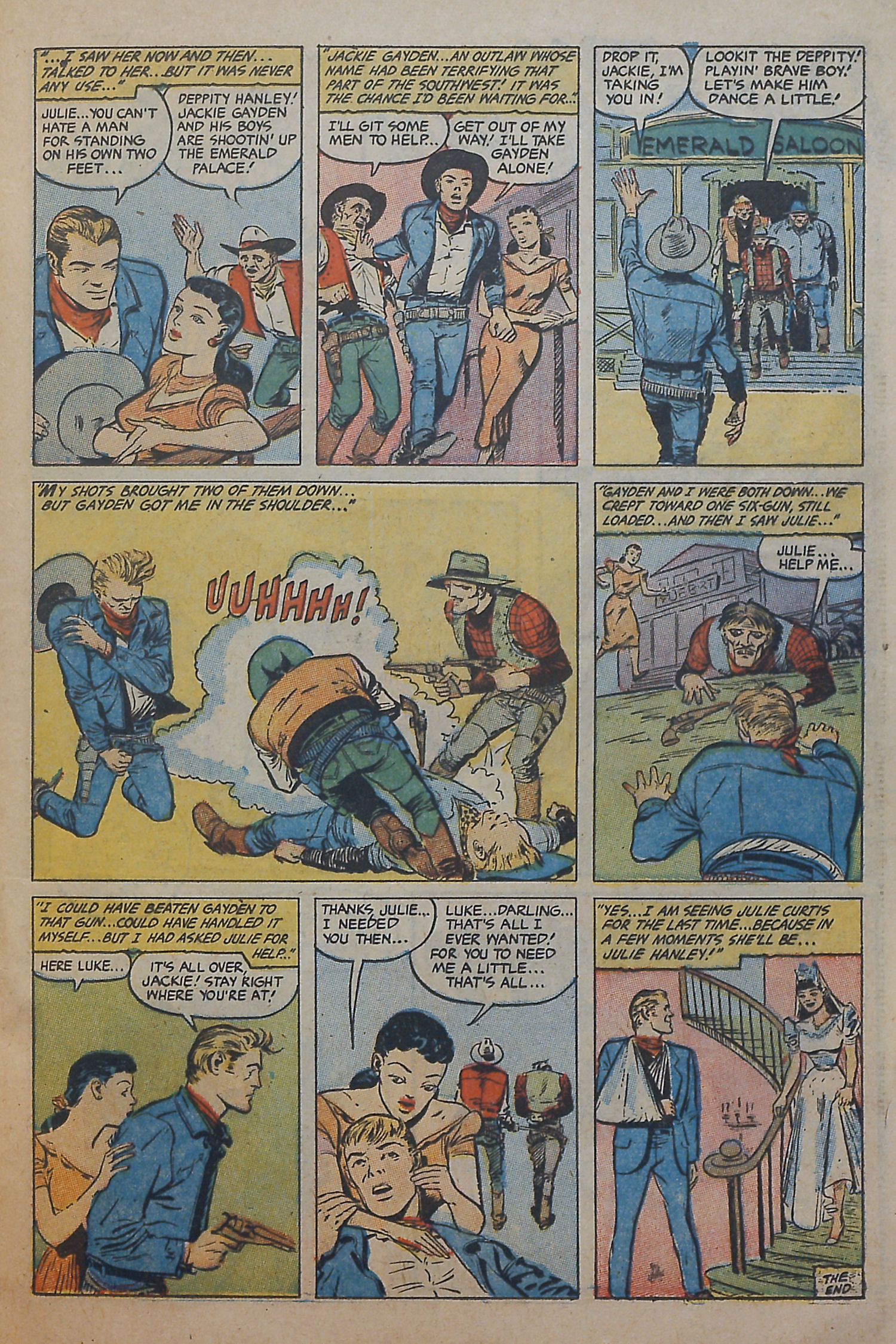 Read online Cowgirl Romances (1950) comic -  Issue #10 - 25