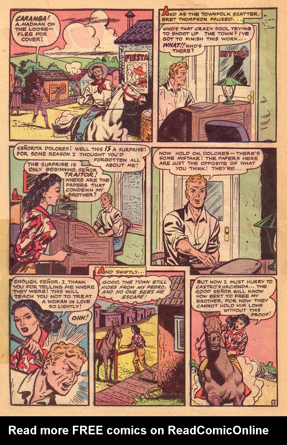 Read online Cowgirl Romances (1950) comic -  Issue #4 - 22