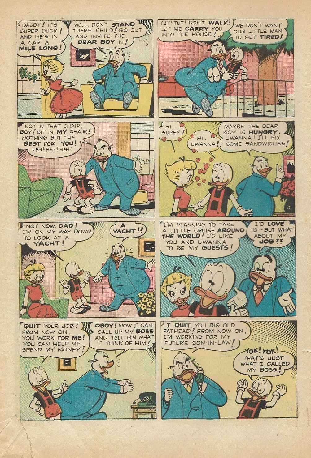 Read online Super Duck Comics comic -  Issue #70 - 6