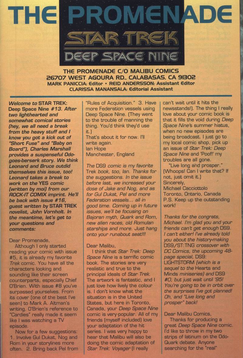 Read online Star Trek: Deep Space Nine (1993) comic -  Issue #13 - 26
