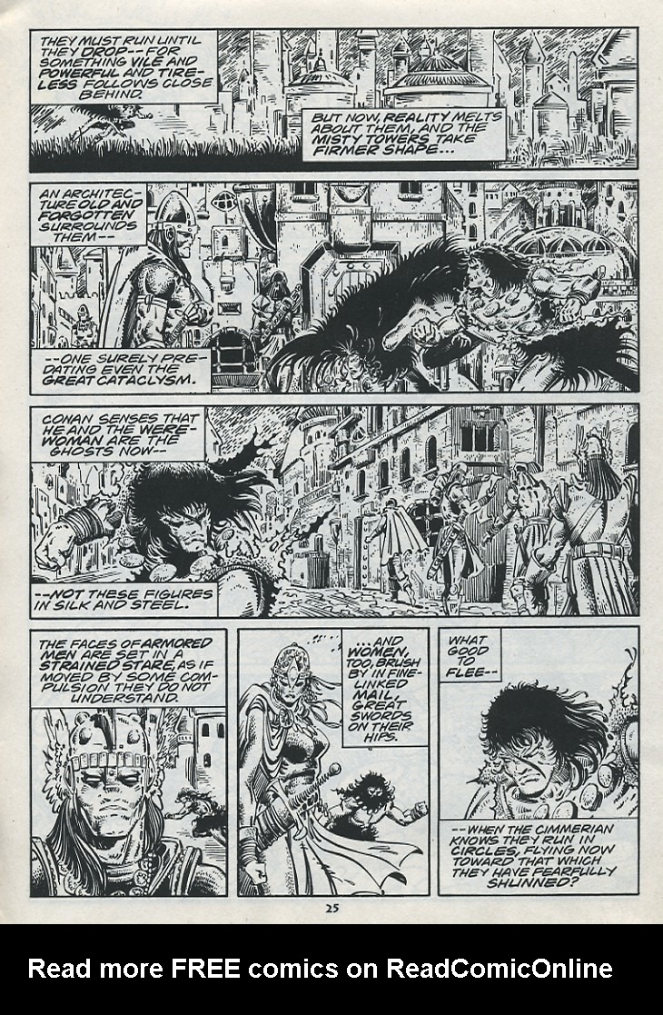 Read online The Savage Sword Of Conan comic -  Issue #221 - 27