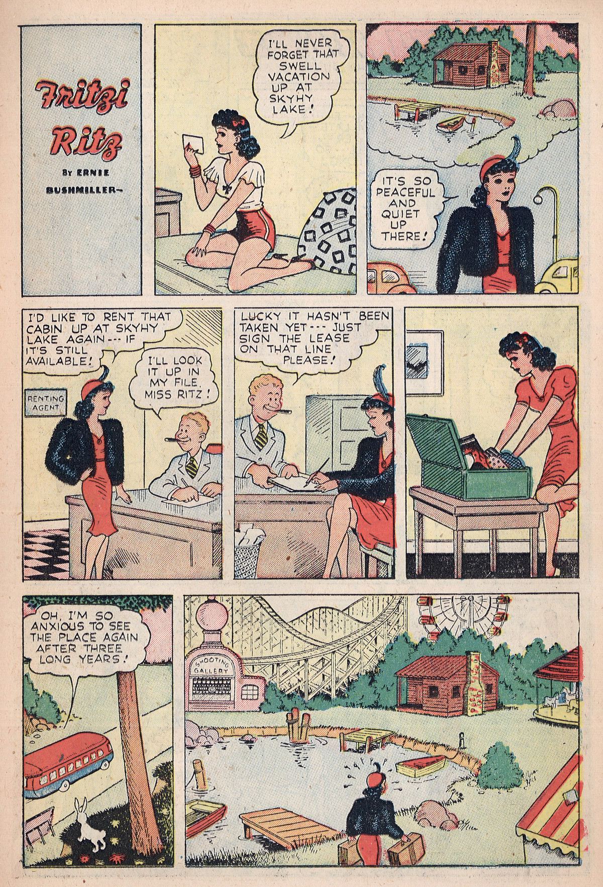 Read online Fritzi Ritz (1948) comic -  Issue #5 - 11