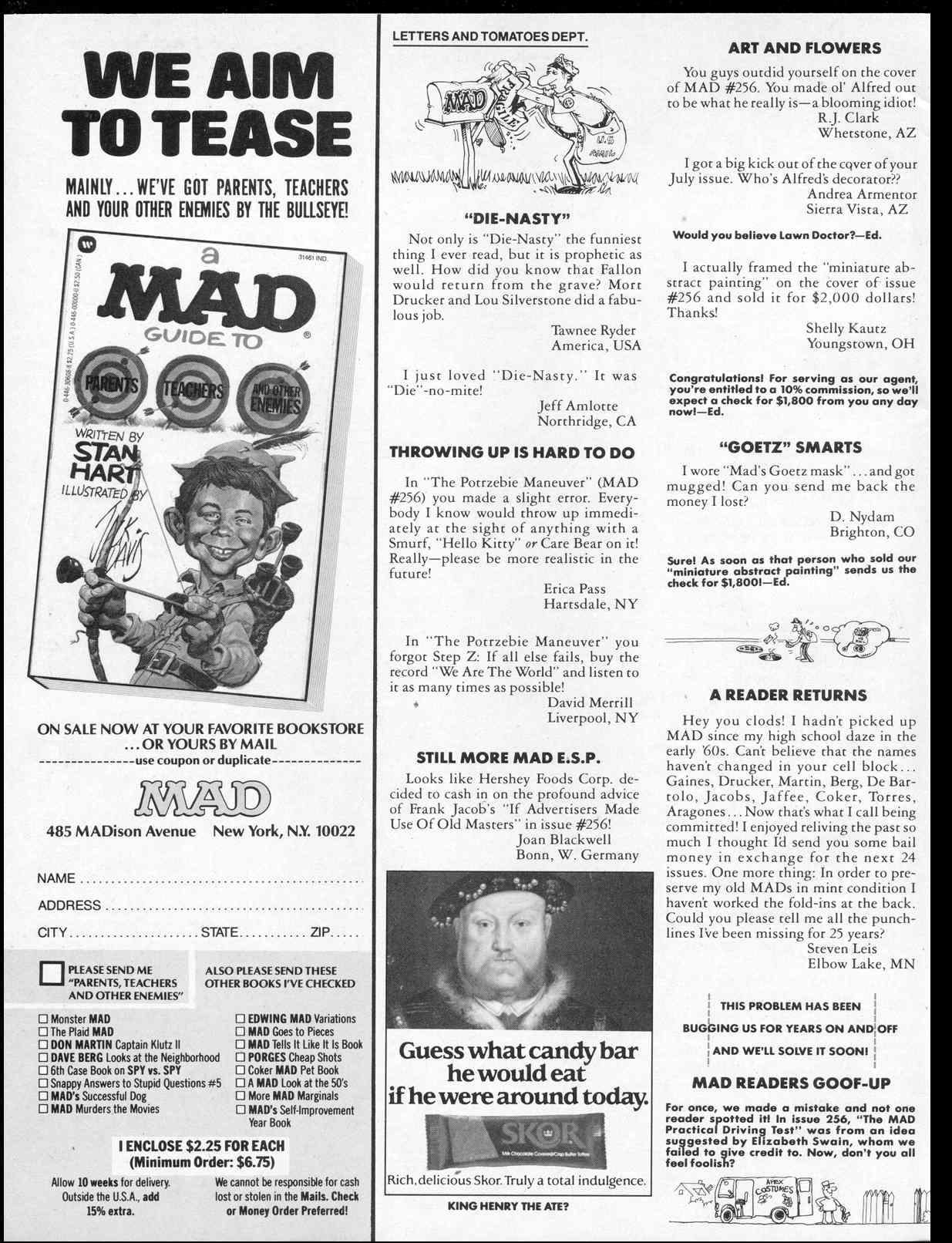 Read online MAD comic -  Issue #258 - 4