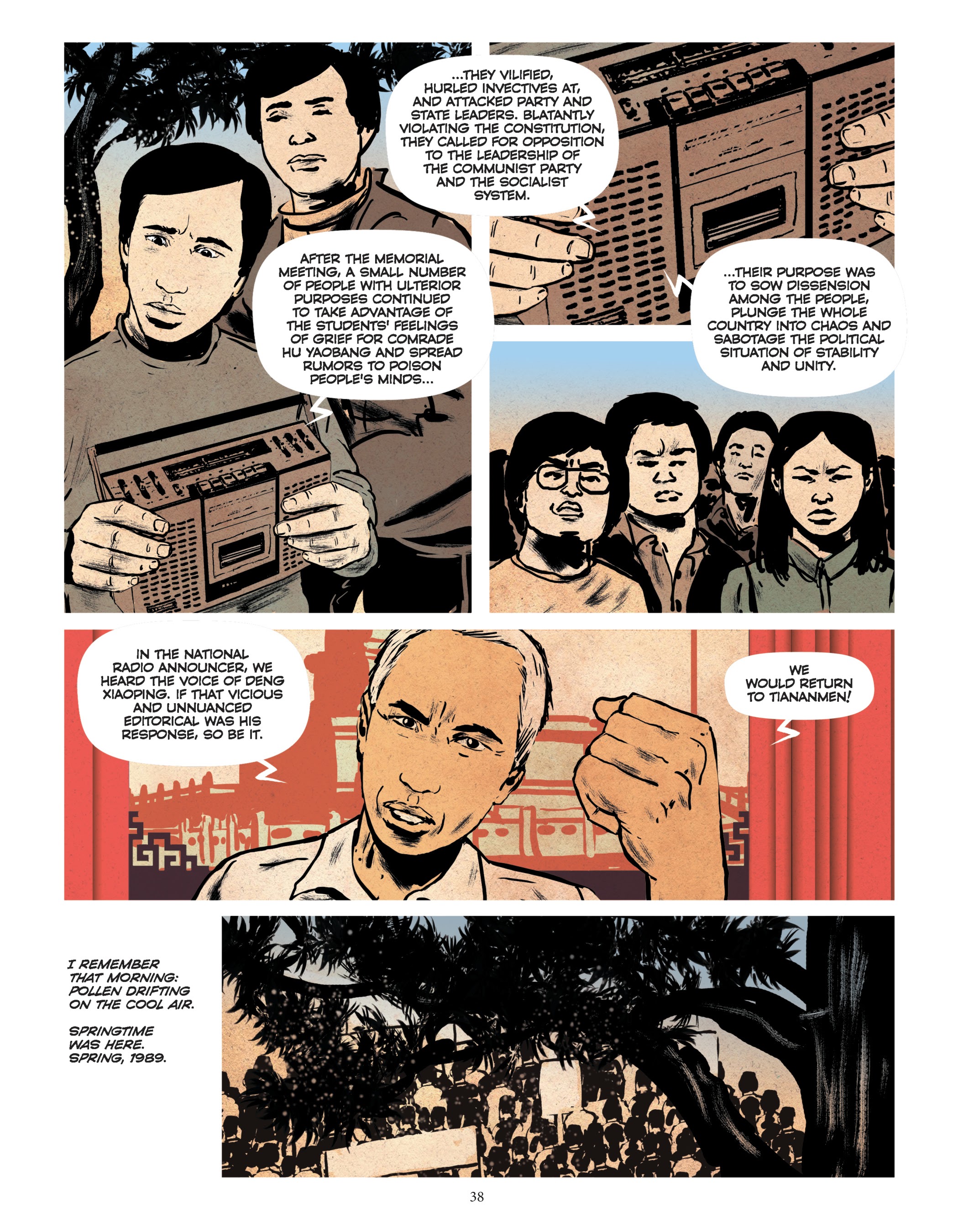 Read online Tiananmen 1989: Our Shattered Hopes comic -  Issue # TPB - 42