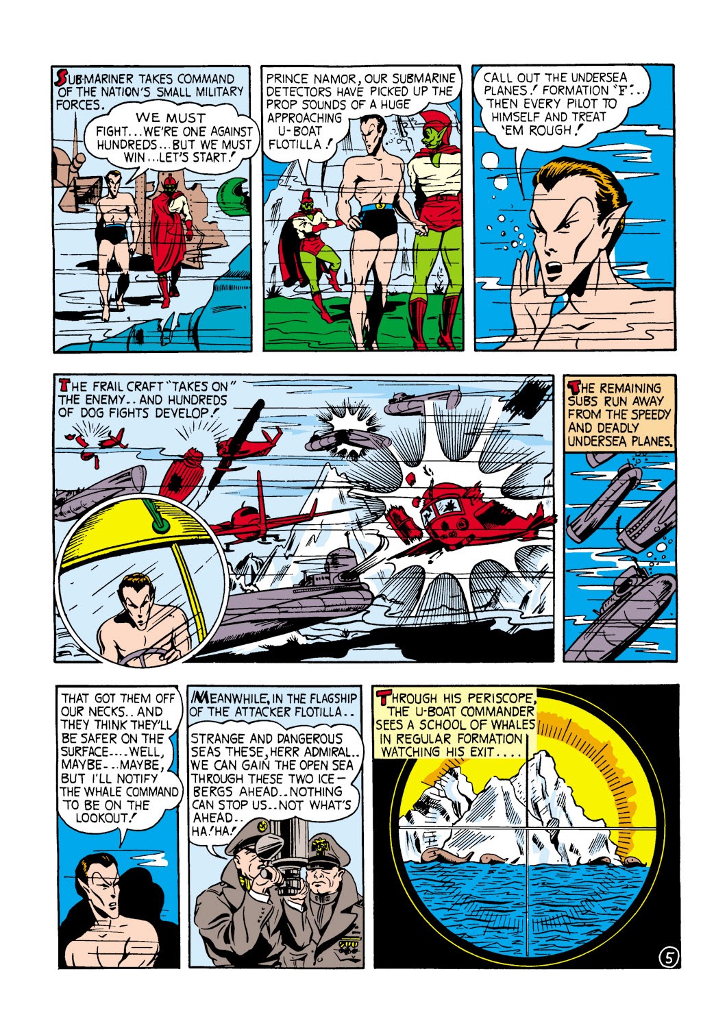 Read online Sub-Mariner Comics comic -  Issue #1 - 7