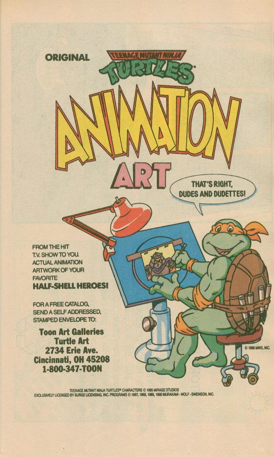 Read online Teenage Mutant Ninja Turtles Adventures (1989) comic -  Issue # _Spring 1991 - 43