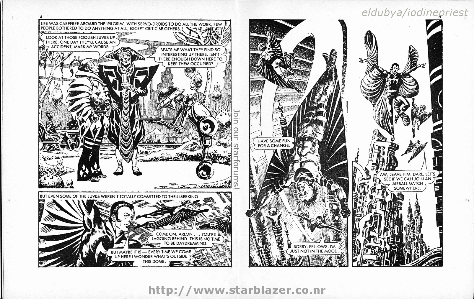 Read online Starblazer comic -  Issue #149 - 4