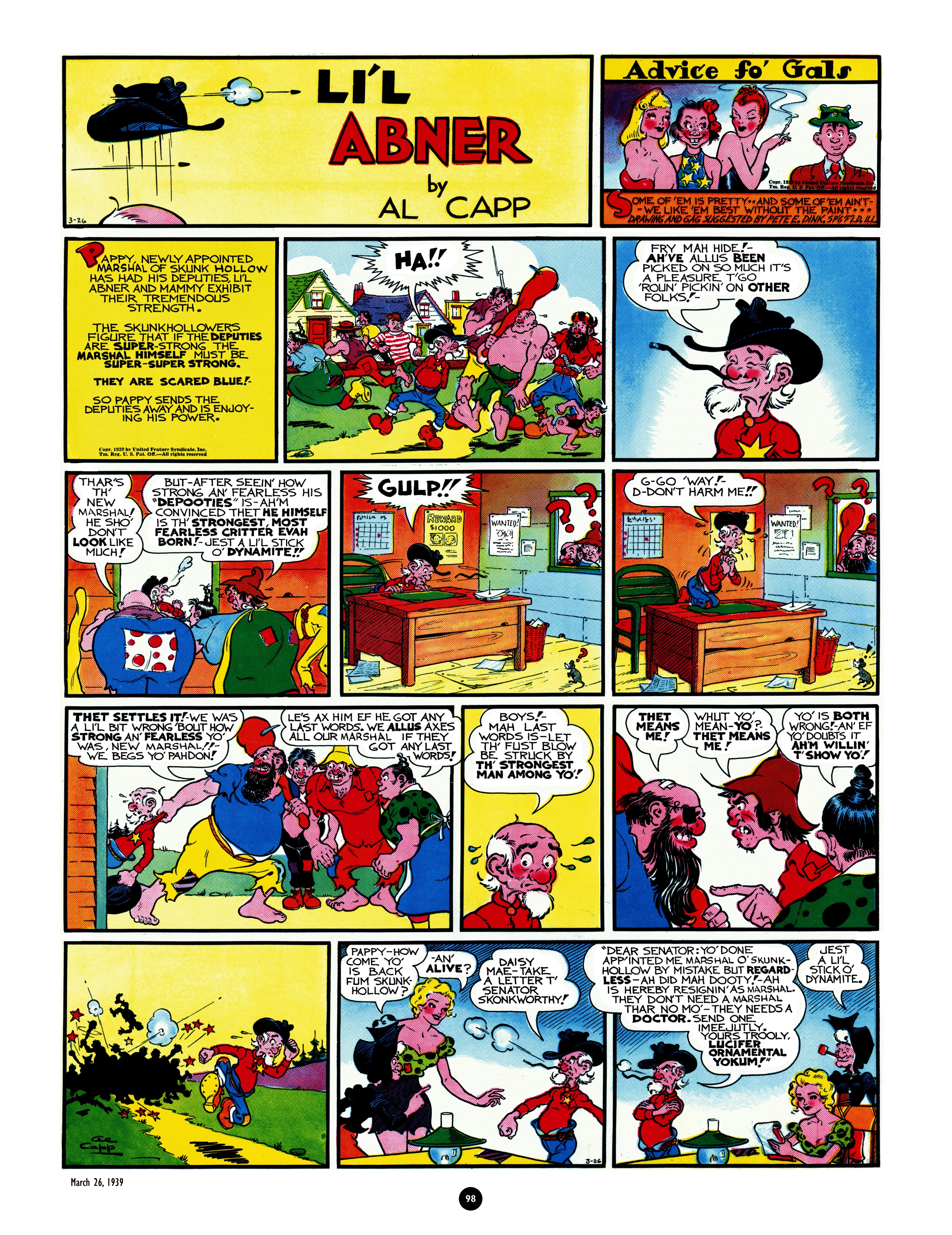 Read online Al Capp's Li'l Abner Complete Daily & Color Sunday Comics comic -  Issue # TPB 3 (Part 1) - 99