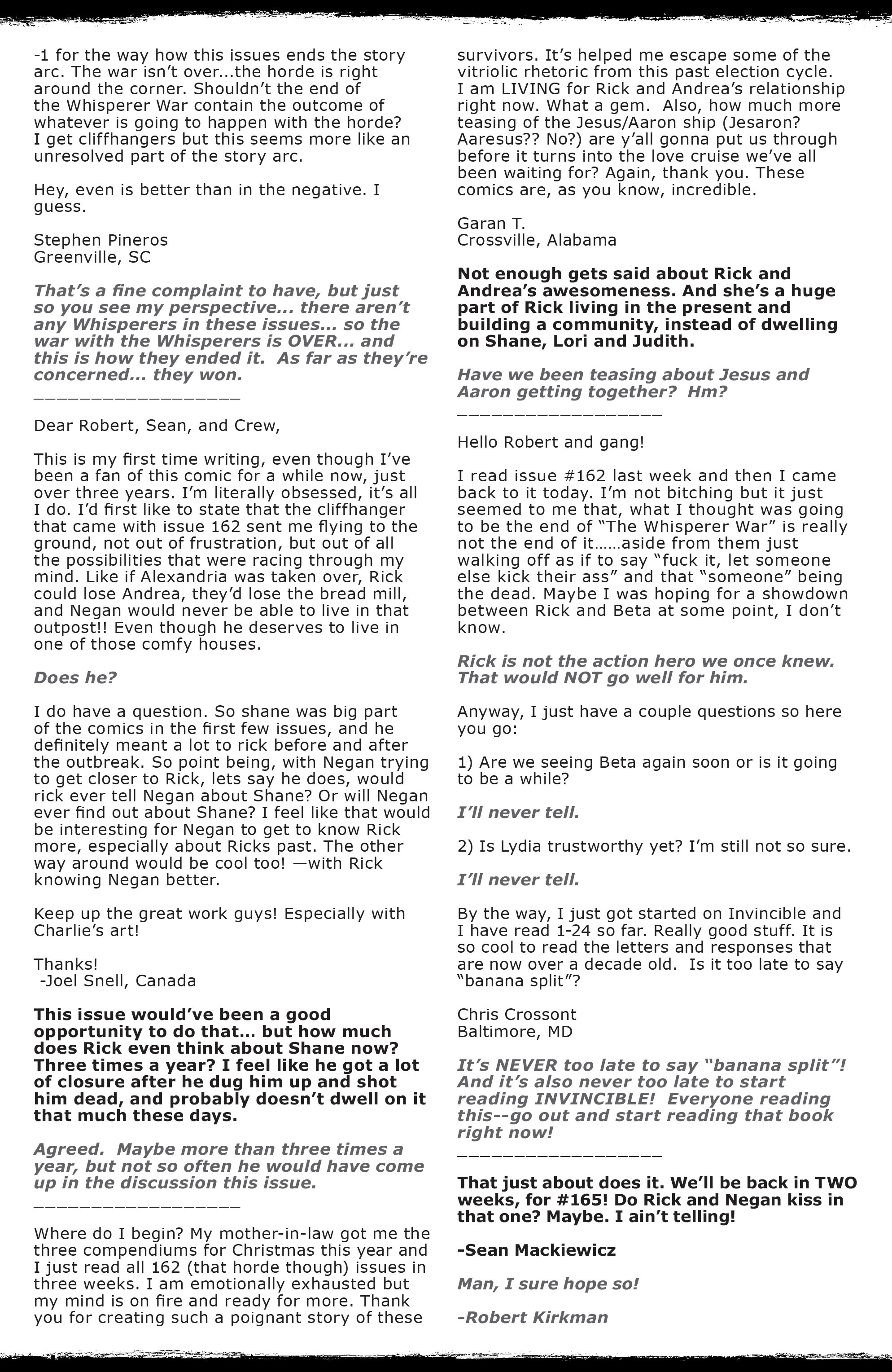 Read online The Walking Dead comic -  Issue #164 - 28