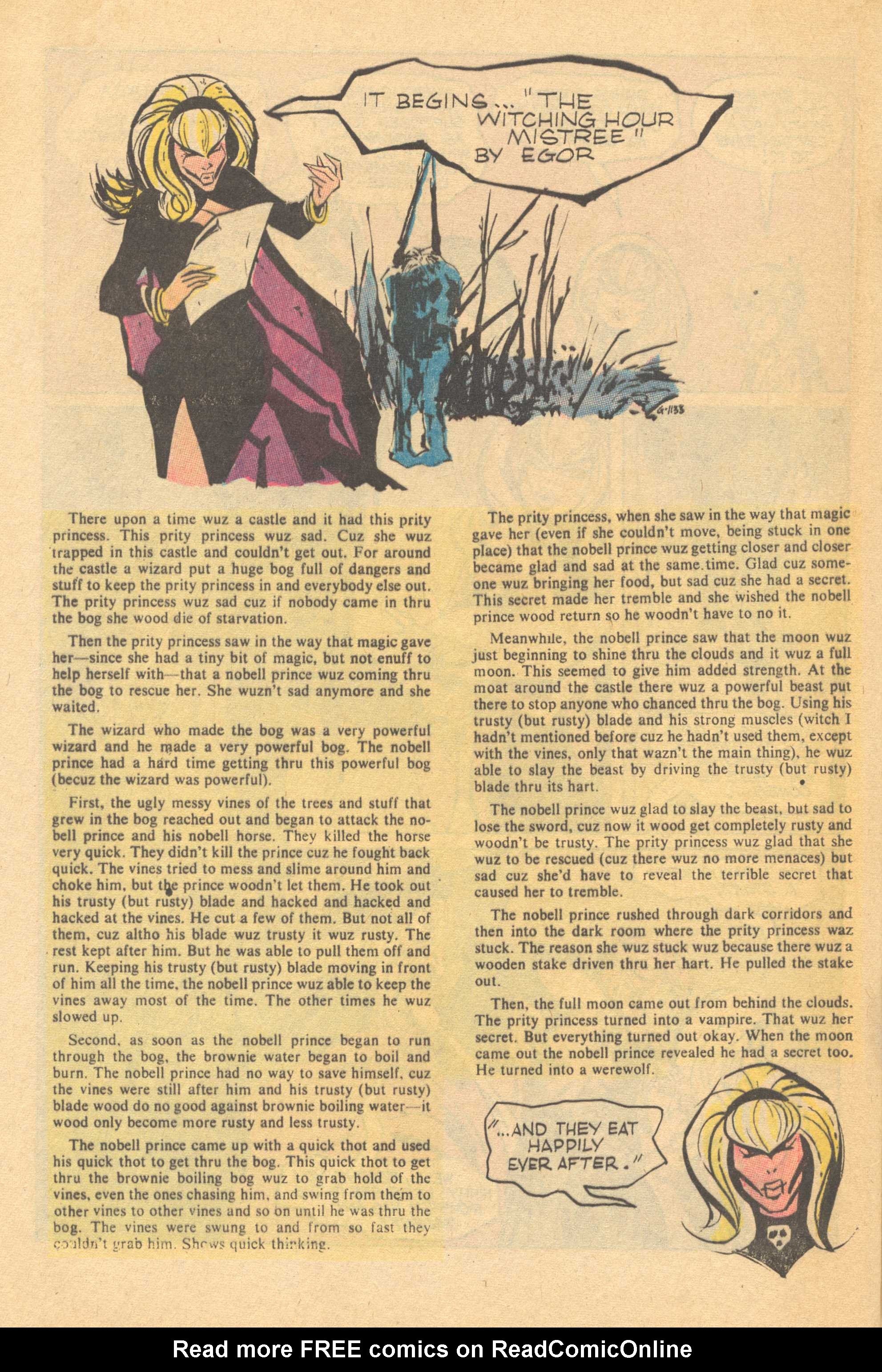 Read online The Witching Hour (1969) comic -  Issue #13 - 32