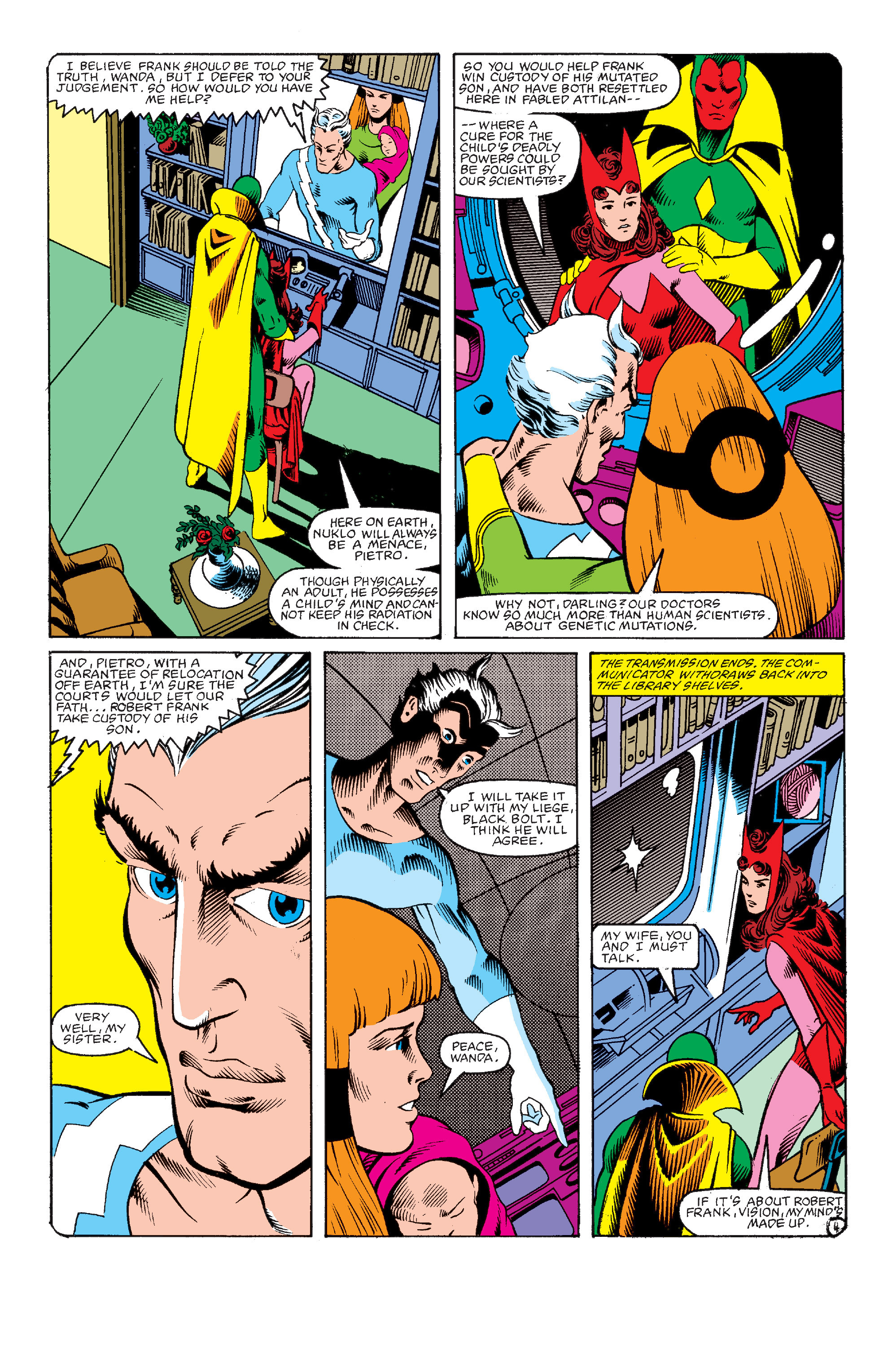 Read online The Vision and the Scarlet Witch (1982) comic -  Issue #2 - 5