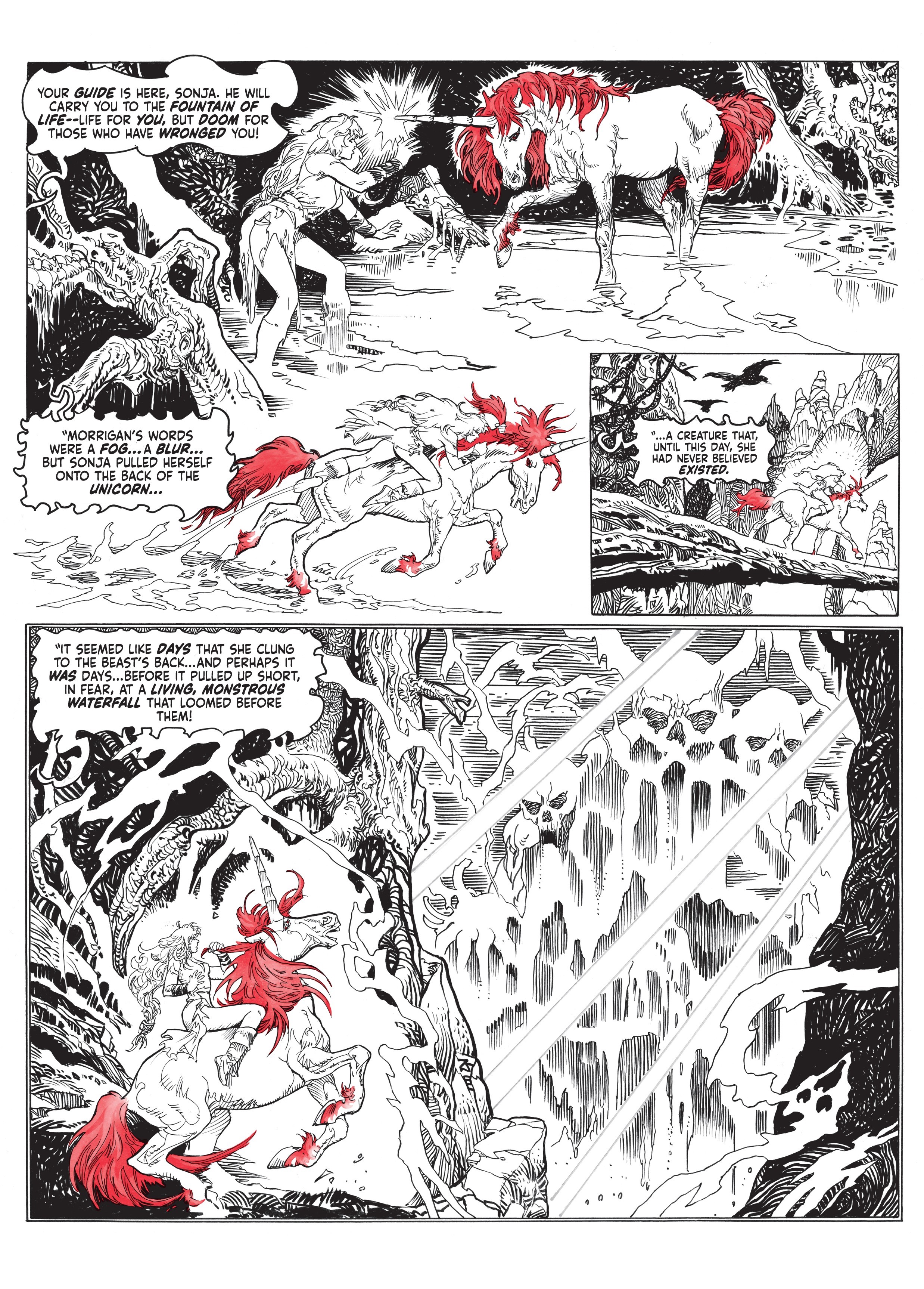 Read online Red Sonja: Ballad of the Red Goddess comic -  Issue # TPB - 31