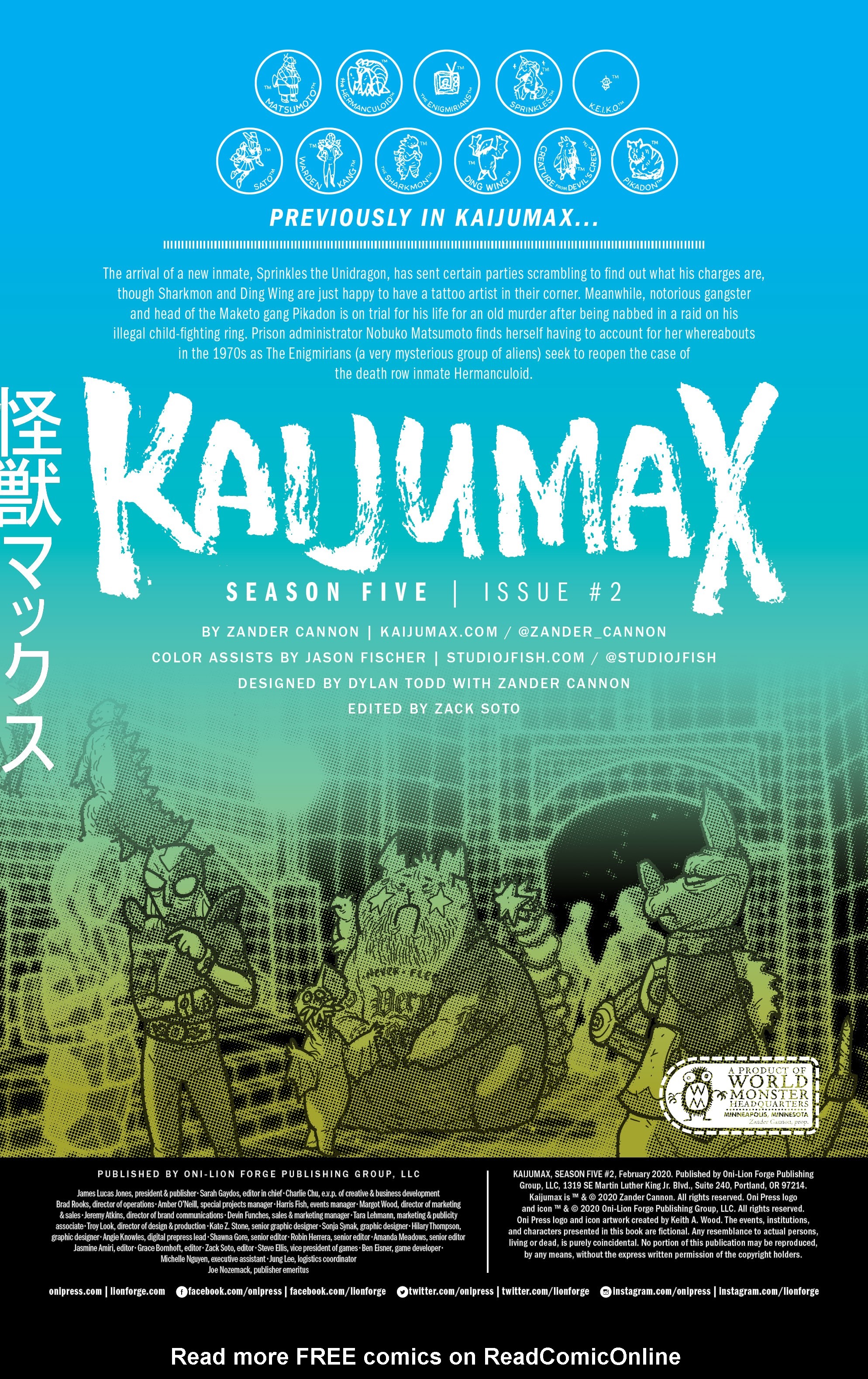 Read online Kaijumax Season 5 comic -  Issue #2 - 2