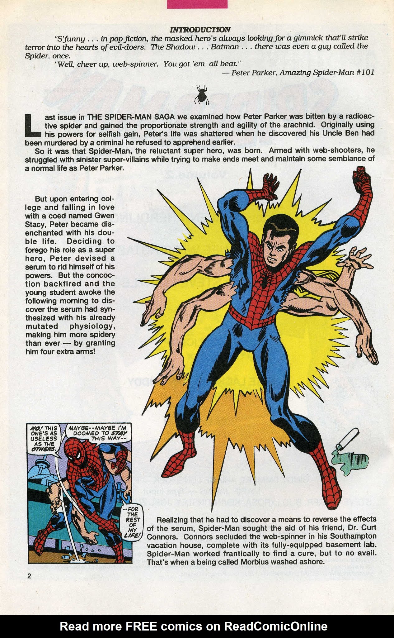 Read online Spider-Man Saga (1991) comic -  Issue #2 - 4
