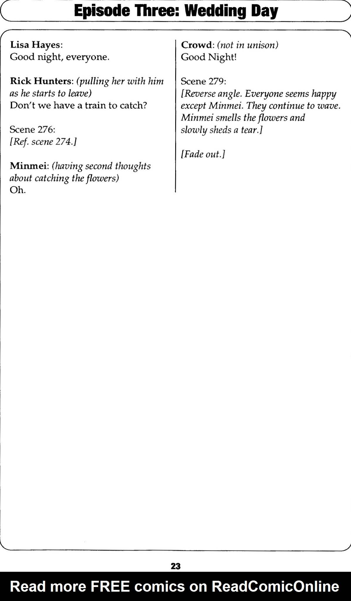 Read online Robotech II: The Sentinels comic -  Issue # _Script Book 1 - 73