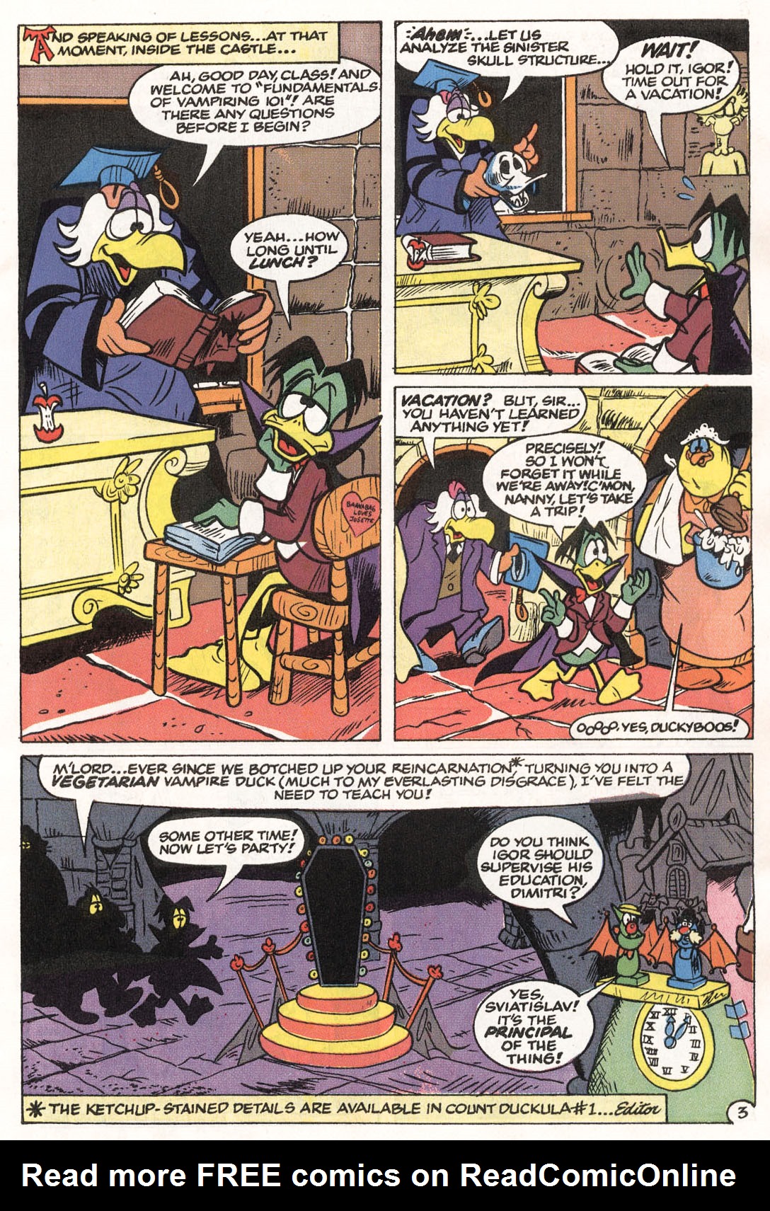 Read online Count Duckula comic -  Issue #12 - 5