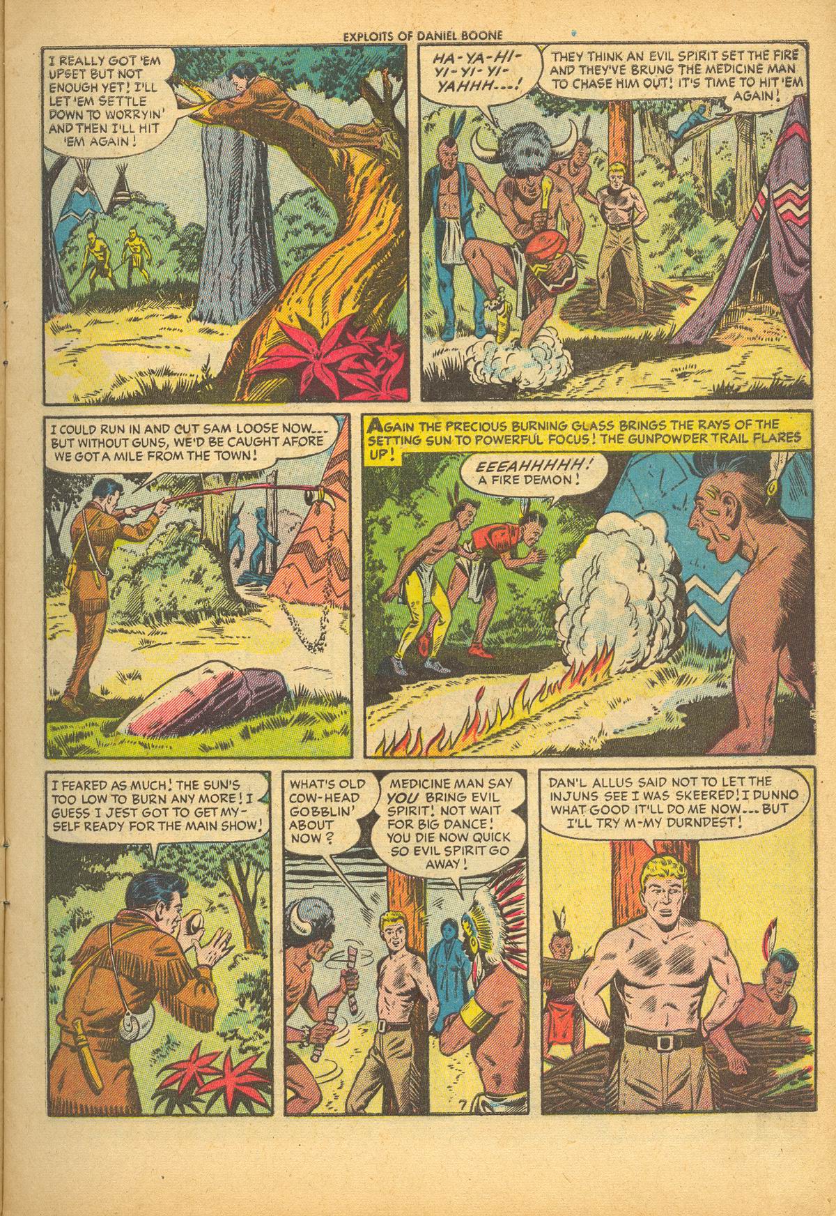 Read online Exploits of Daniel Boone comic -  Issue #2 - 9