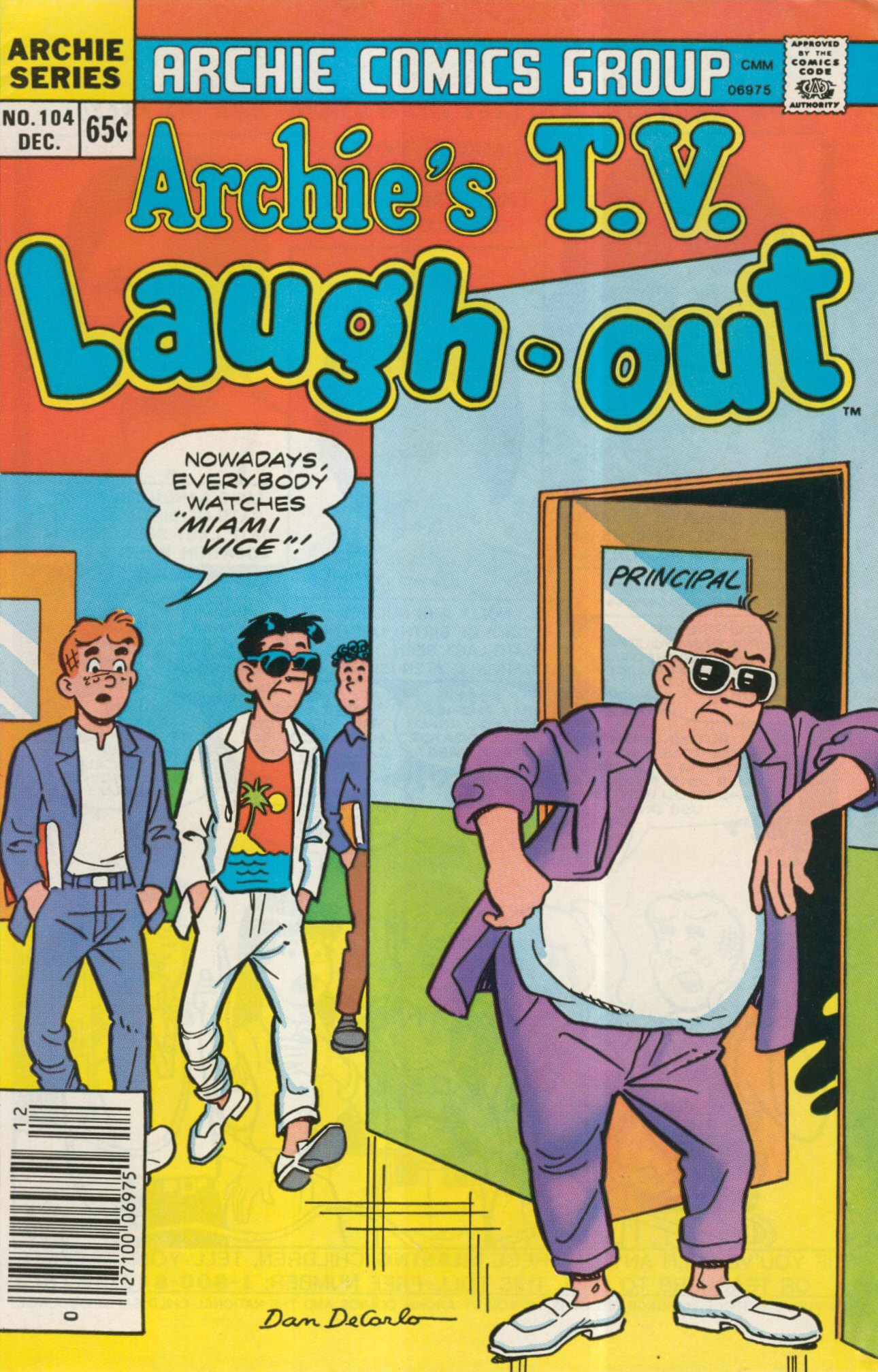 Read online Archie's TV Laugh-Out comic -  Issue #104 - 1