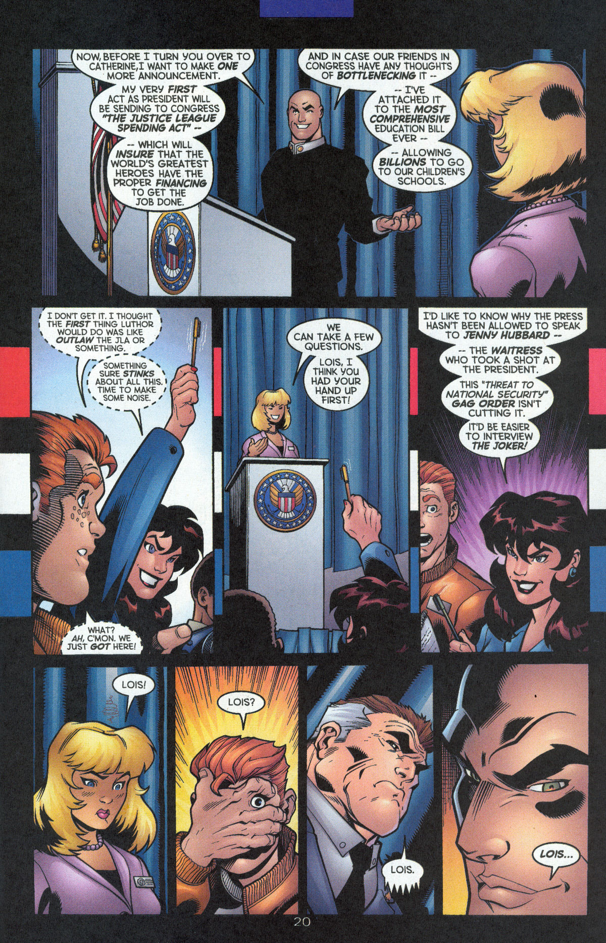 Read online Superman: President Lex comic -  Issue # TPB - 241