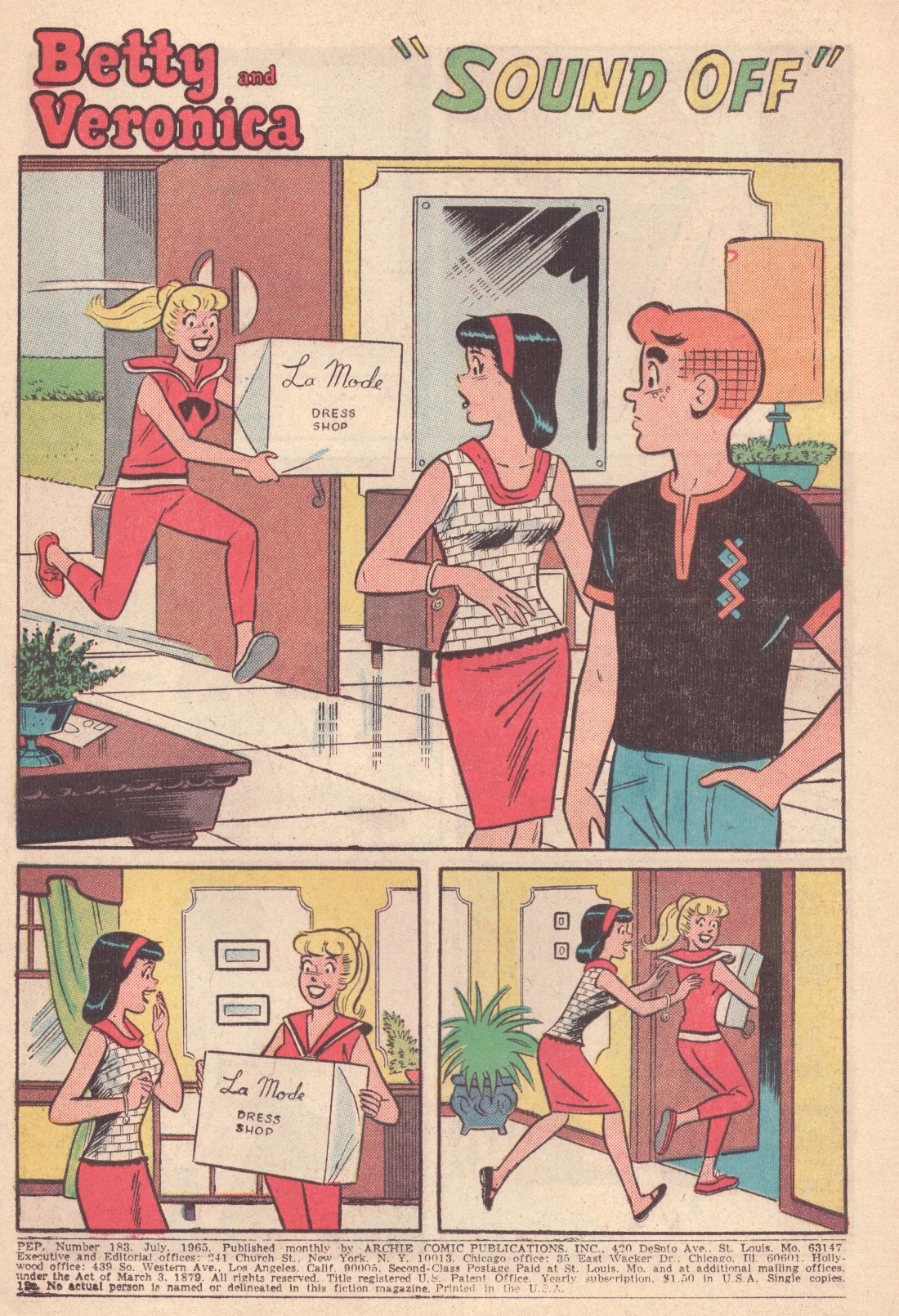 Read online Pep Comics comic -  Issue #183 - 3