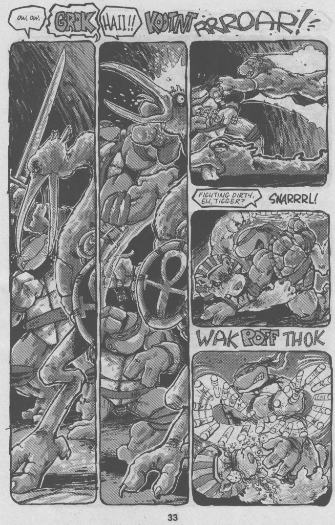Read online Teenage Mutant Ninja Turtles (1984) comic -  Issue #32 - 33