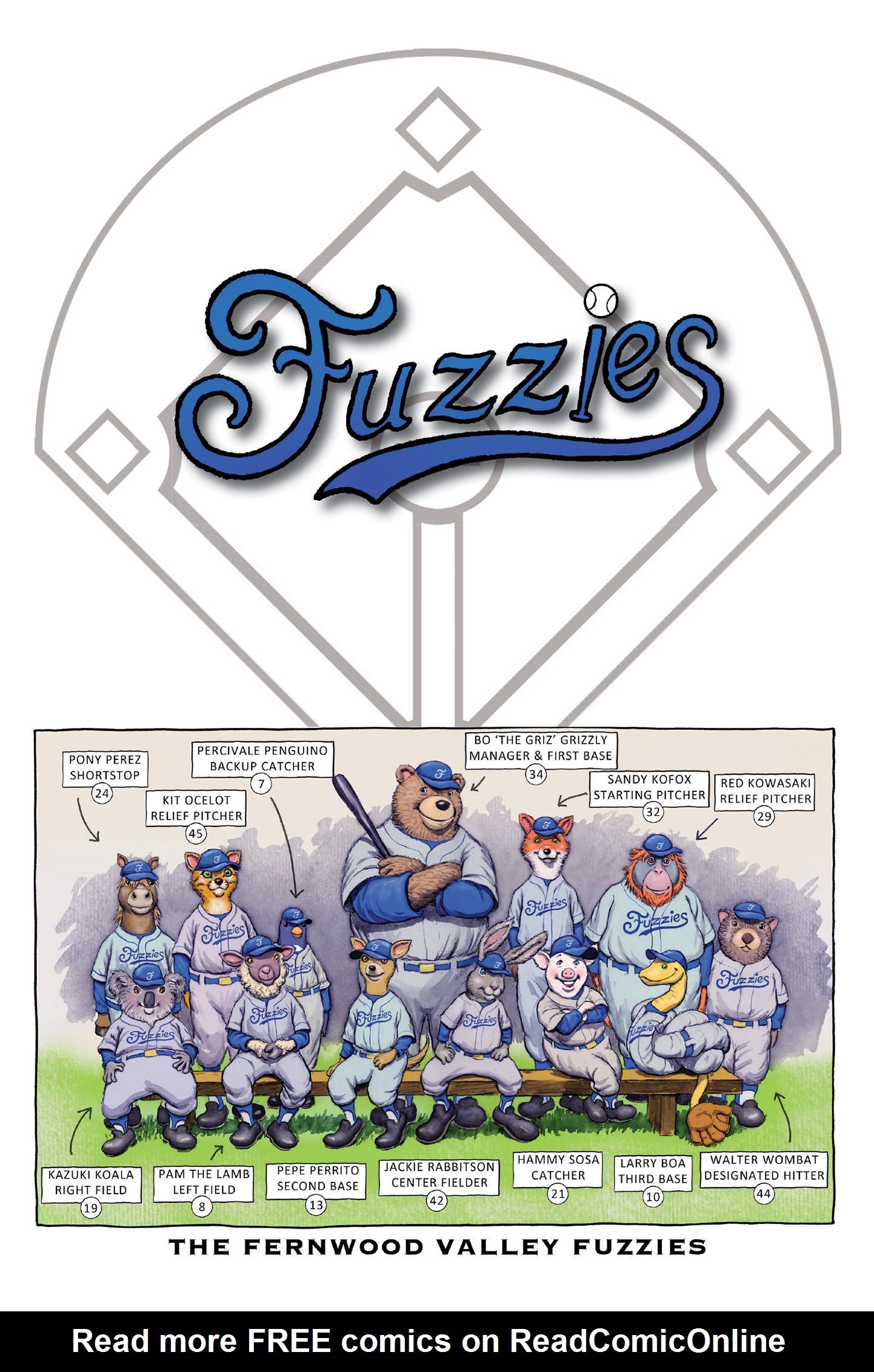 Read online Fuzzy Baseball comic -  Issue #1 - 6