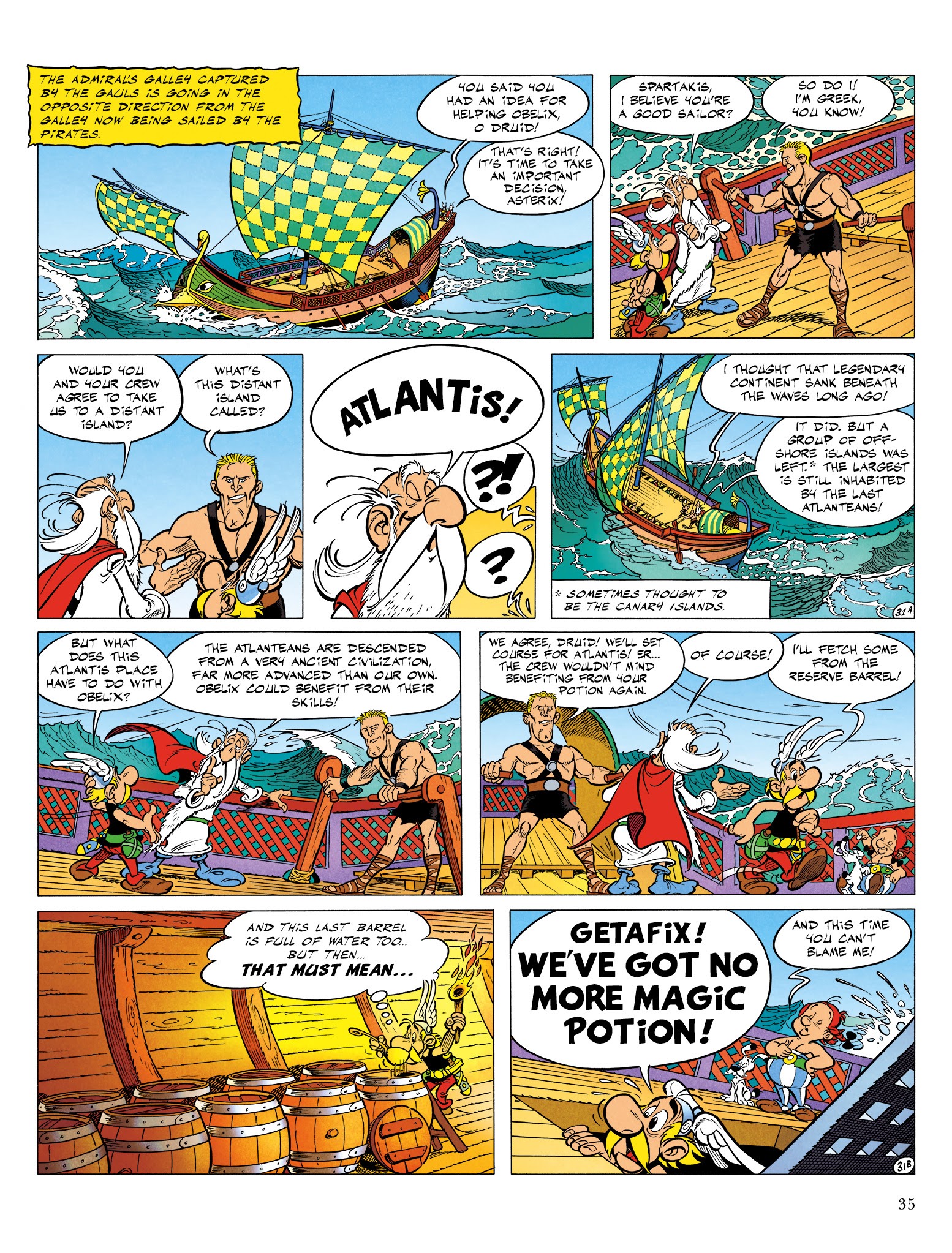 Read online Asterix comic -  Issue #30 - 36