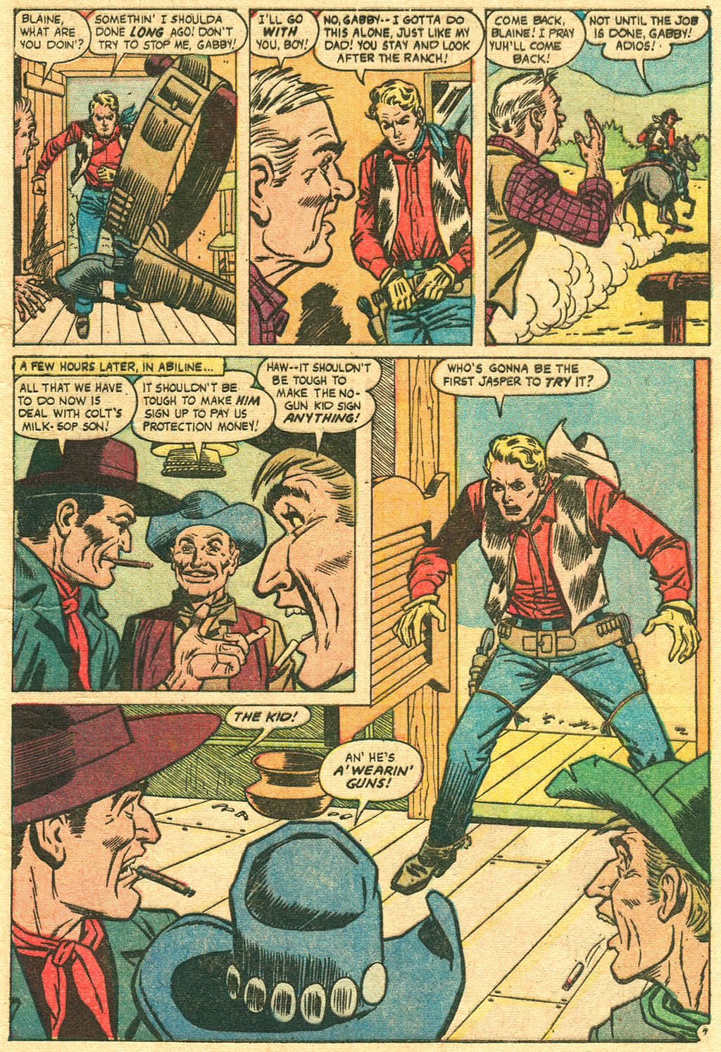Read online Kid Colt Outlaw comic -  Issue #130 - 9