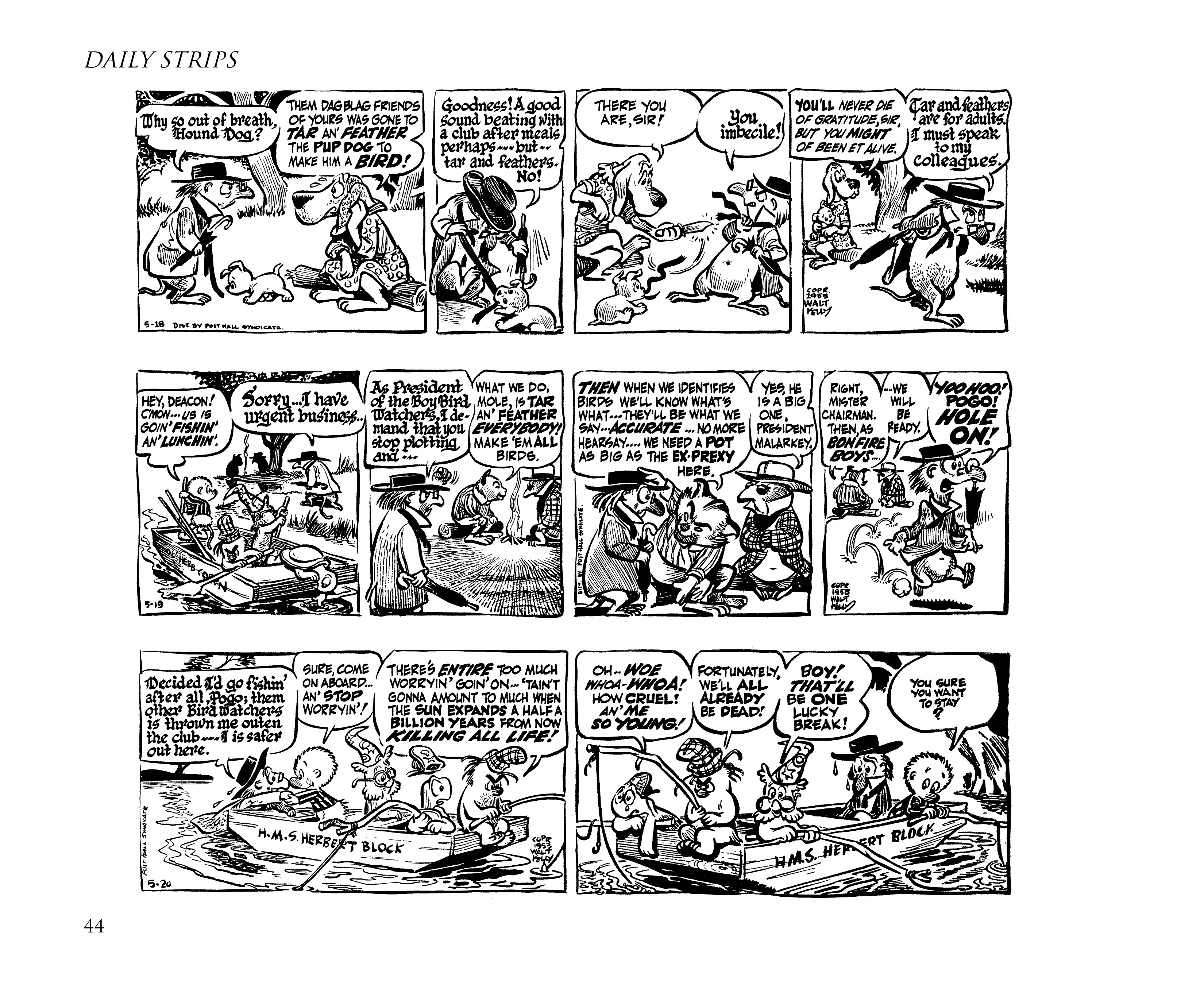 Read online Pogo by Walt Kelly: The Complete Syndicated Comic Strips comic -  Issue # TPB 3 (Part 1) - 56