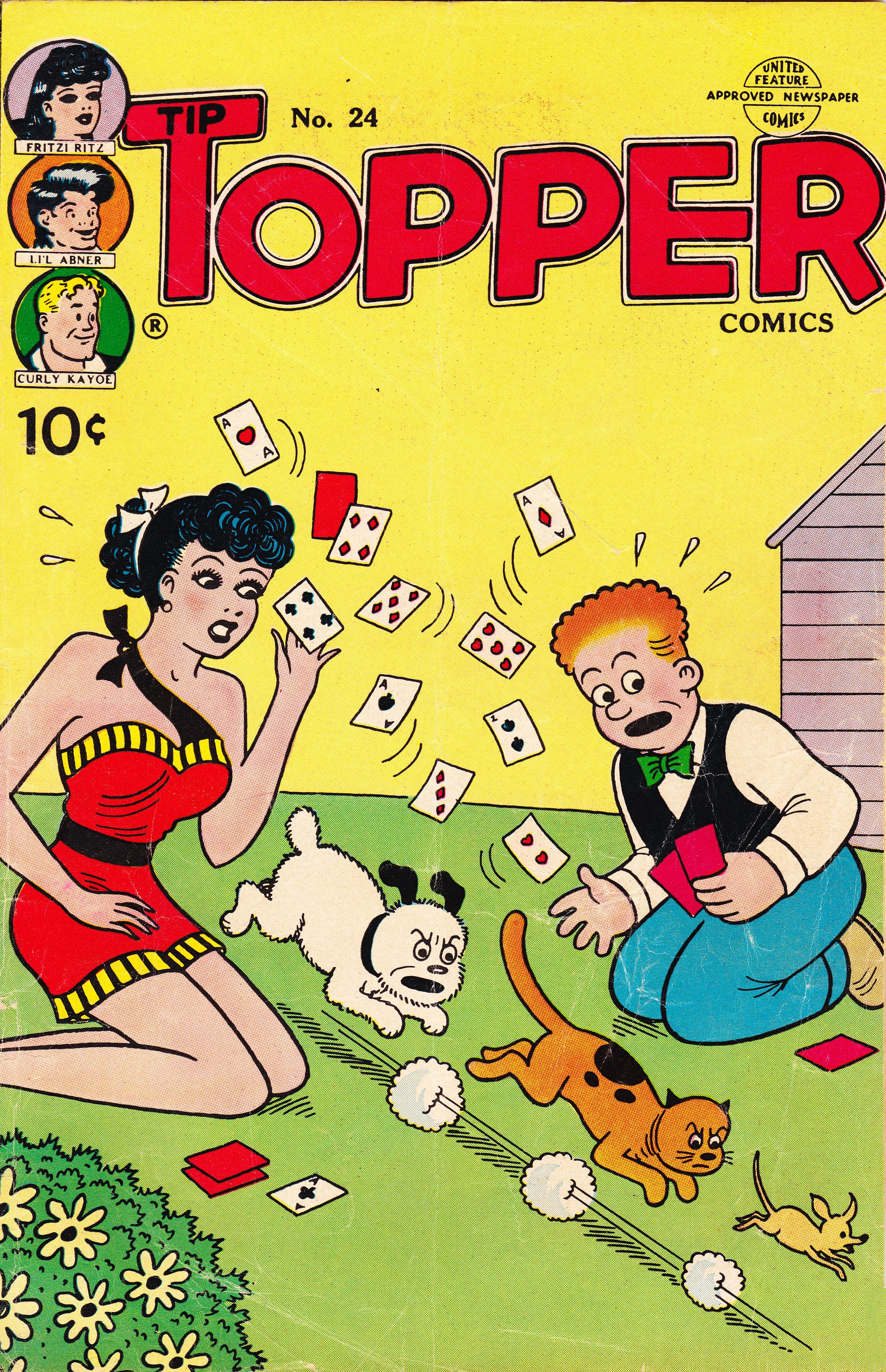 Read online Tip Topper Comics comic -  Issue #24 - 1